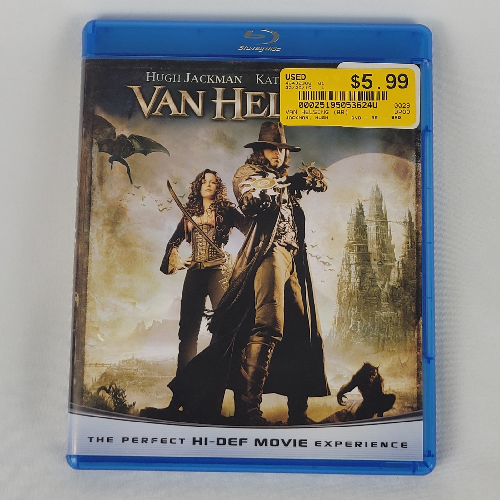 Van Helsing Blu-ray Hugh Jackman Kate Beckinsale