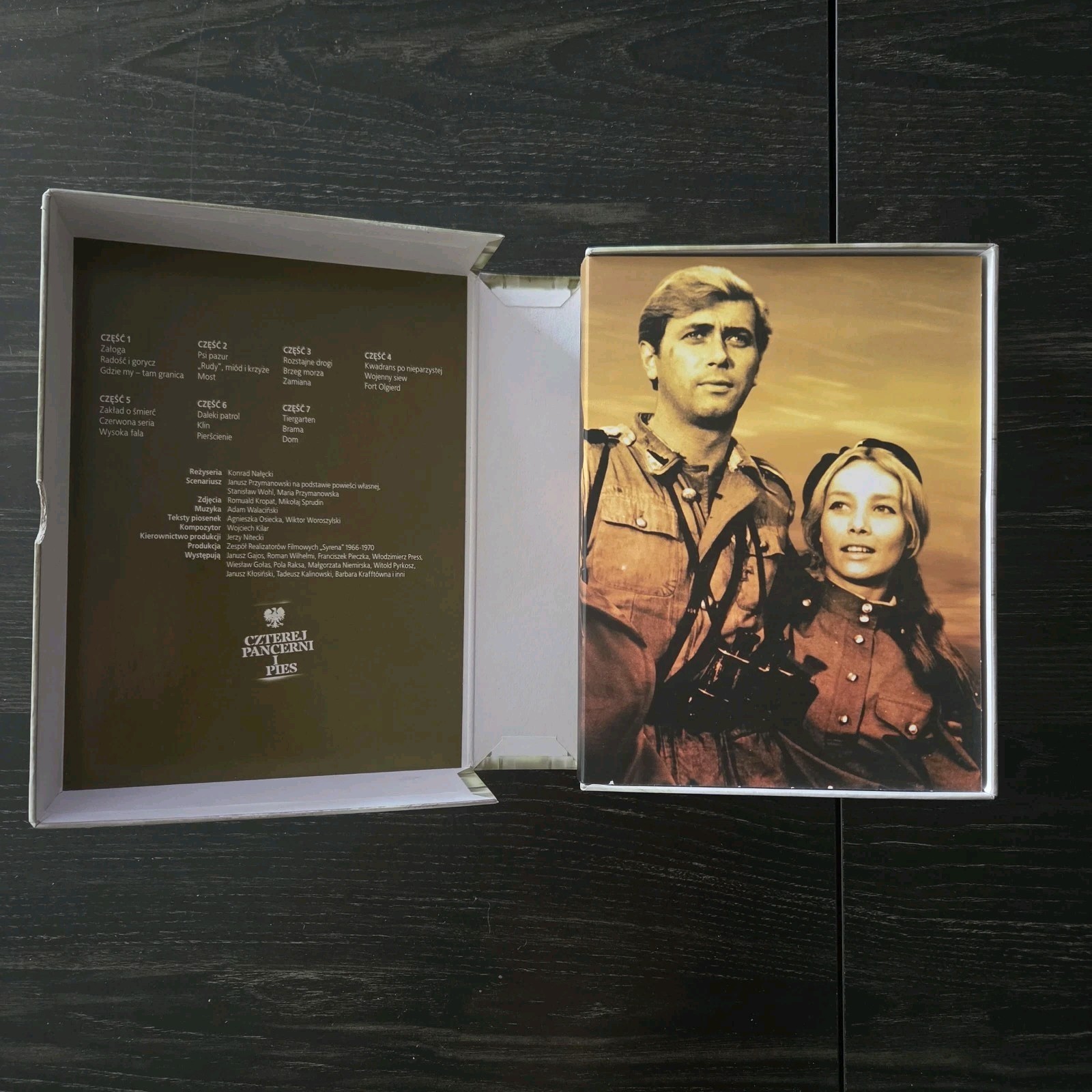 Czterej pancerni i pies 7 DVD Set Four Tankmen And A Dog War Series, Polish, PAL