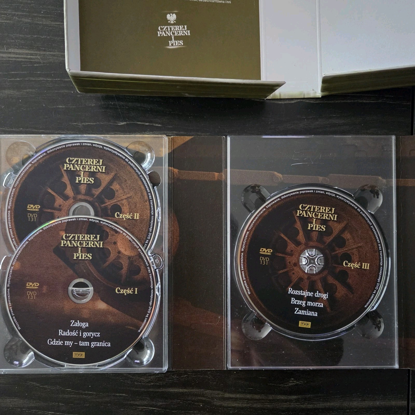 Czterej pancerni i pies 7 DVD Set Four Tankmen And A Dog War Series, Polish, PAL