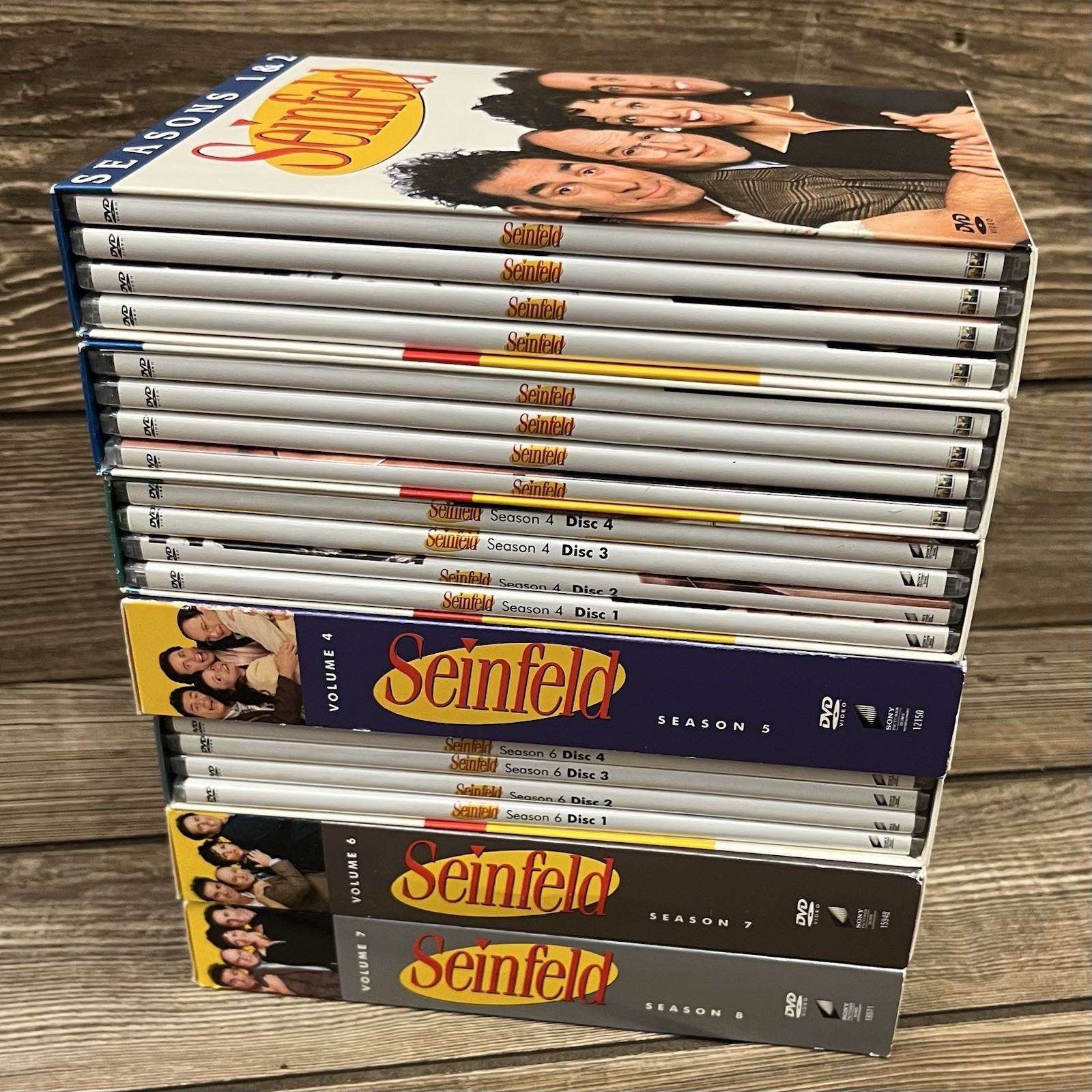 Seinfeld DVD (2004) Comedy TV Sitcom – Box Sets Seasons 1-8 (1 2 3 4 5 6 7 8)