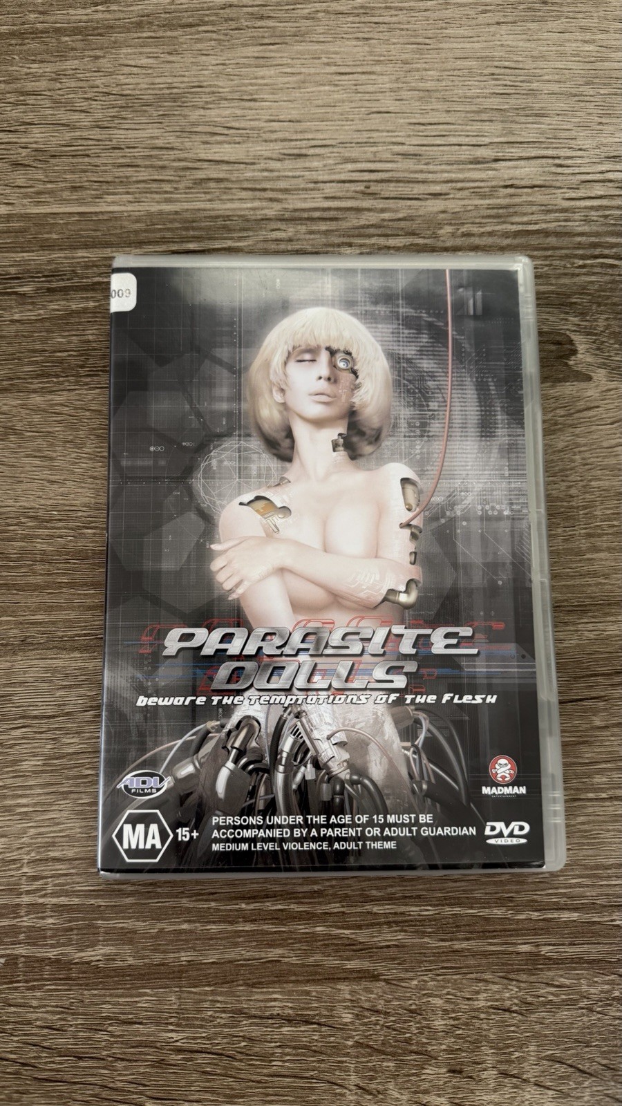 Parasite Dolls DVD 2004 Original Cyberpunk Anime Japanese REGION 4 Rare Madman