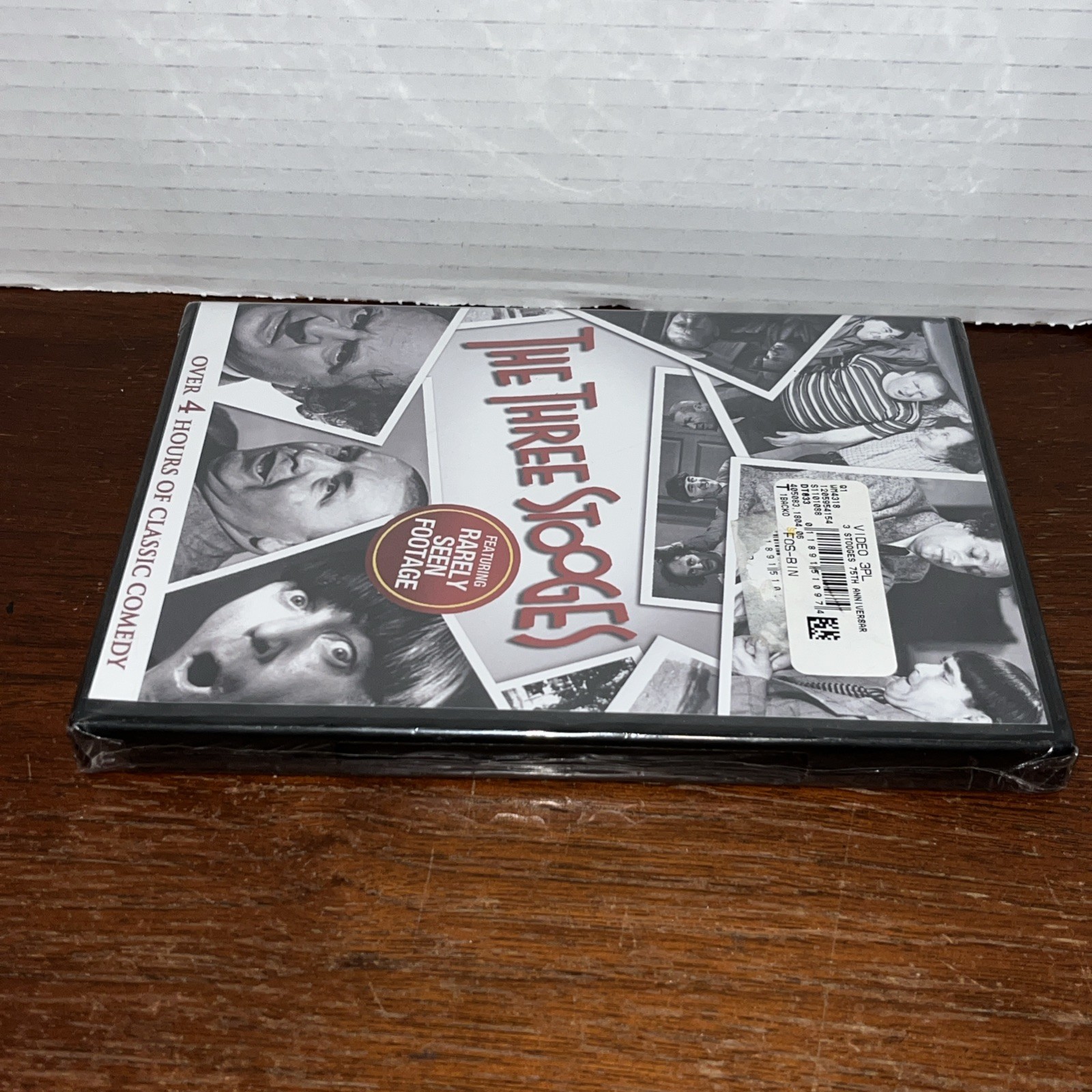 The Three Stooges (DVD, 2011, Rare Footage) NEW SEALED – 4+ Hrs Classic Comedy