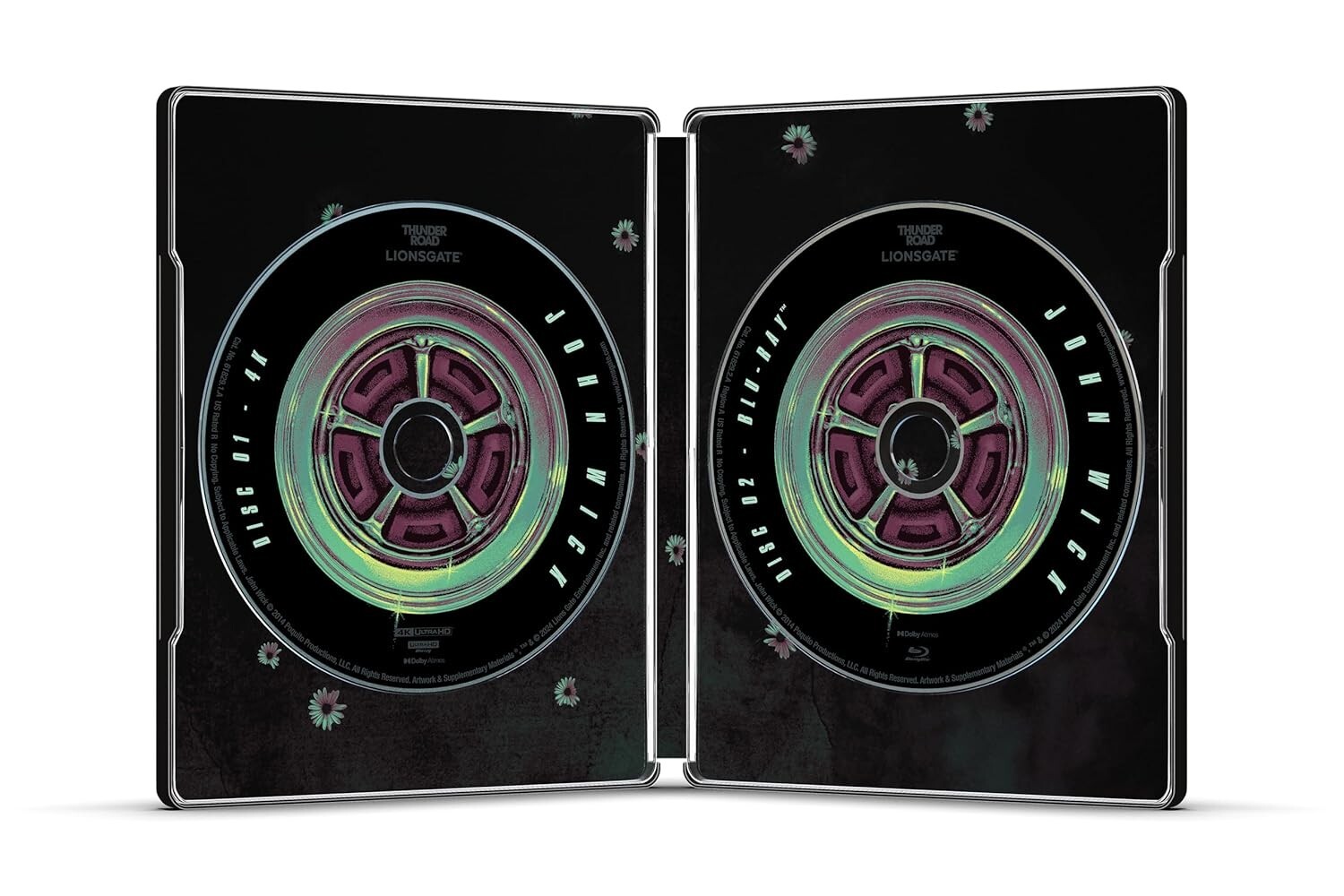 John Wick – Titans of Cult Edition w. Steelbook (4K UHD + Blu-ray, Region Free)