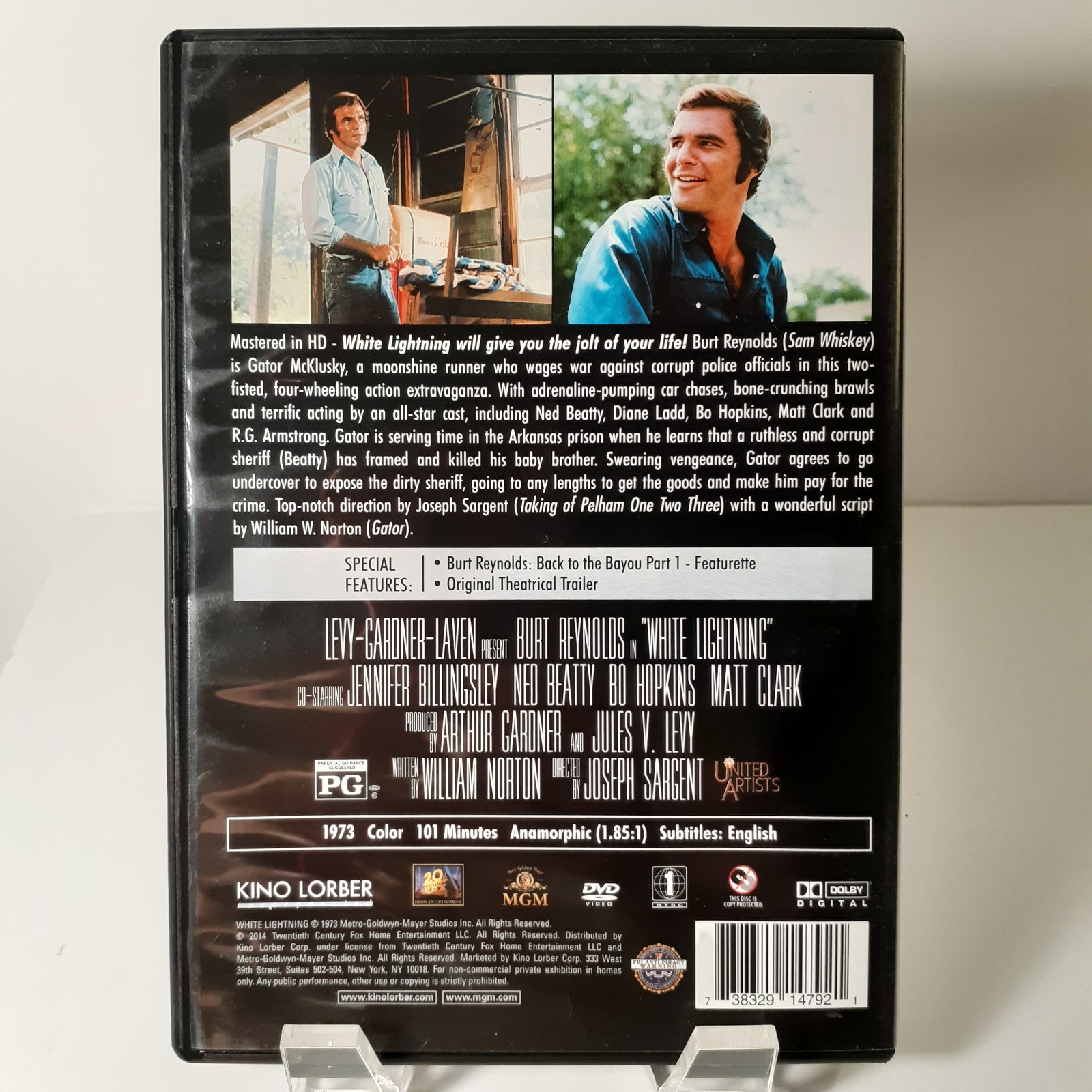 White Lightning (DVD, 1973) Kino Lorber Burt Reynolds, Ned Beatty, Diane Ladd