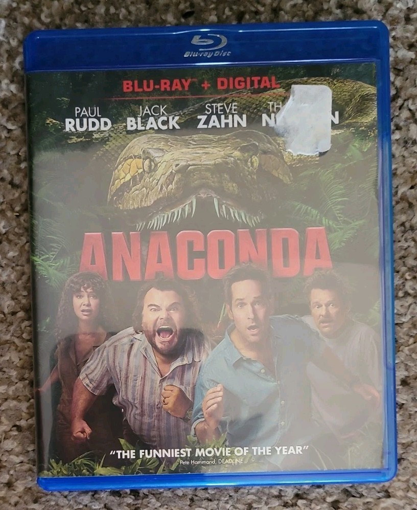 Anaconda (Blu-ray, 2026) – Jack Black – Paul Rudd – Steve Zahn – Thandiwe Newton