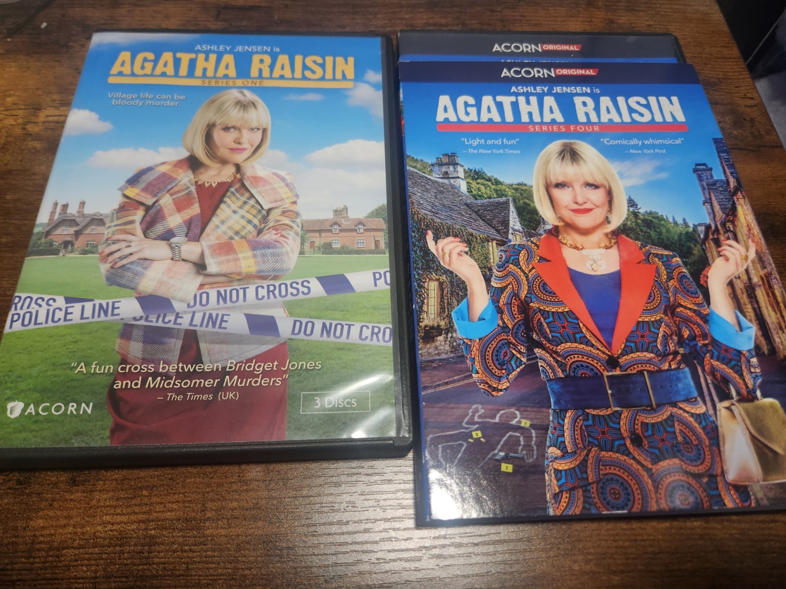 Agatha Raisin: Series One & Four DVD Lot Acorn Original 1 And 4 TV Mystery