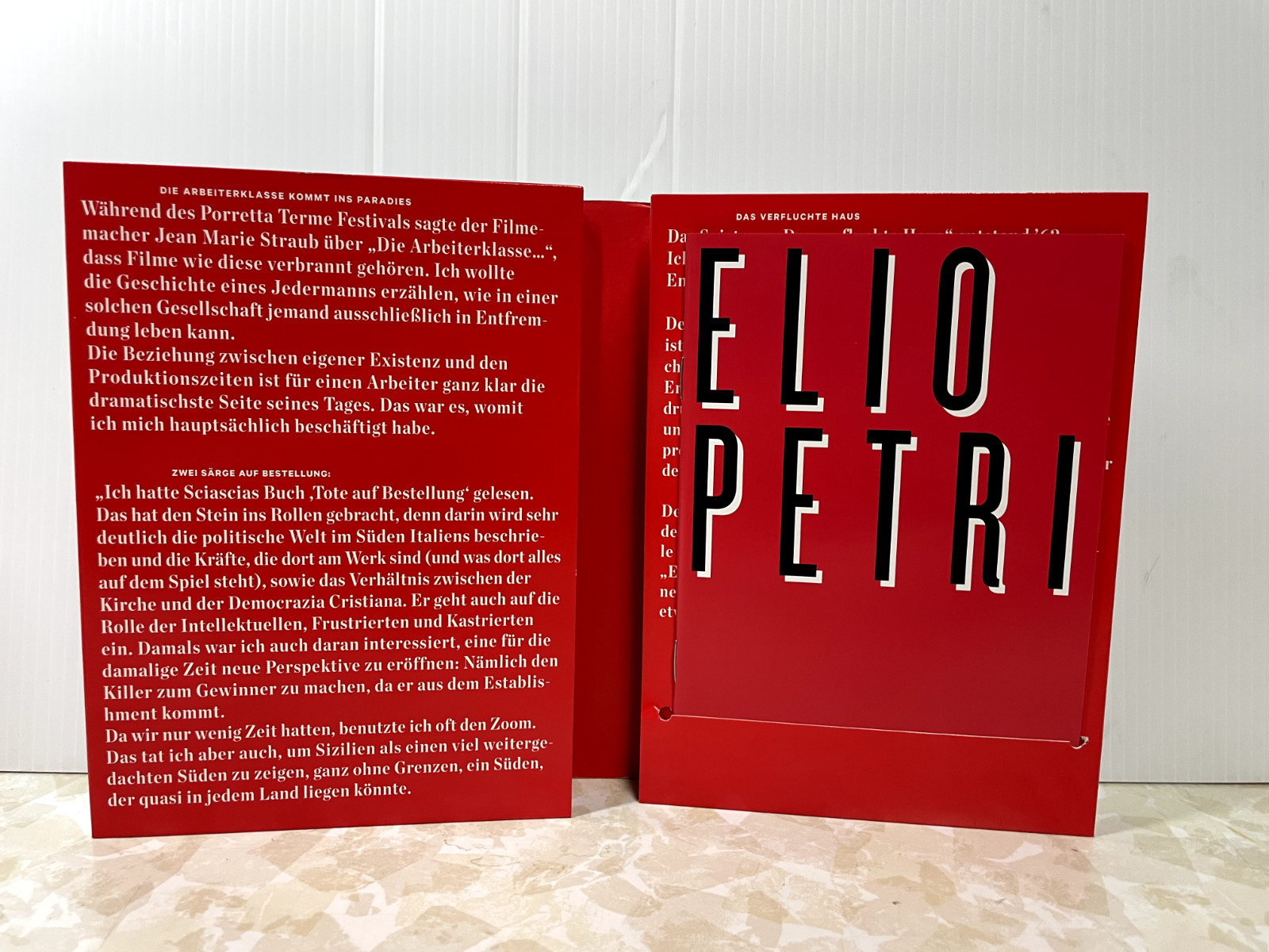 Elio Petri 3 Film 4 Disc DVD Boxset Italian Films German Import 60’s 70’s Reg 2