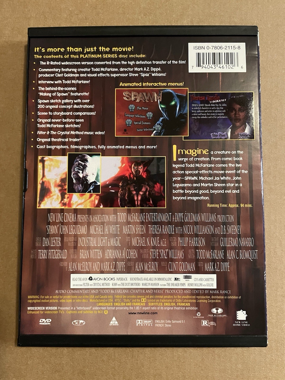 💥Spawn (Director’s Cut) (DVD, 1997)
