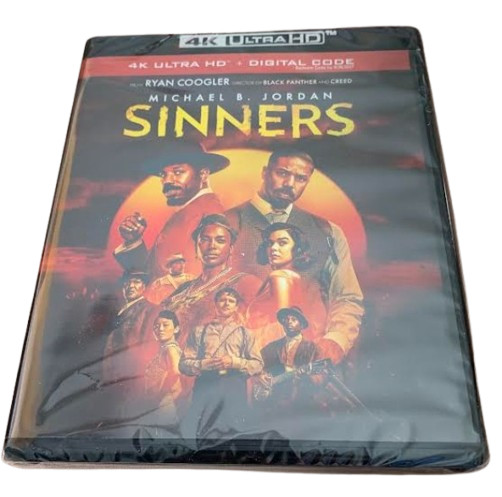 Sinners 4K UHD Blu-ray Michael B Jordan Audrene Ward Hammond Jack O’Connell