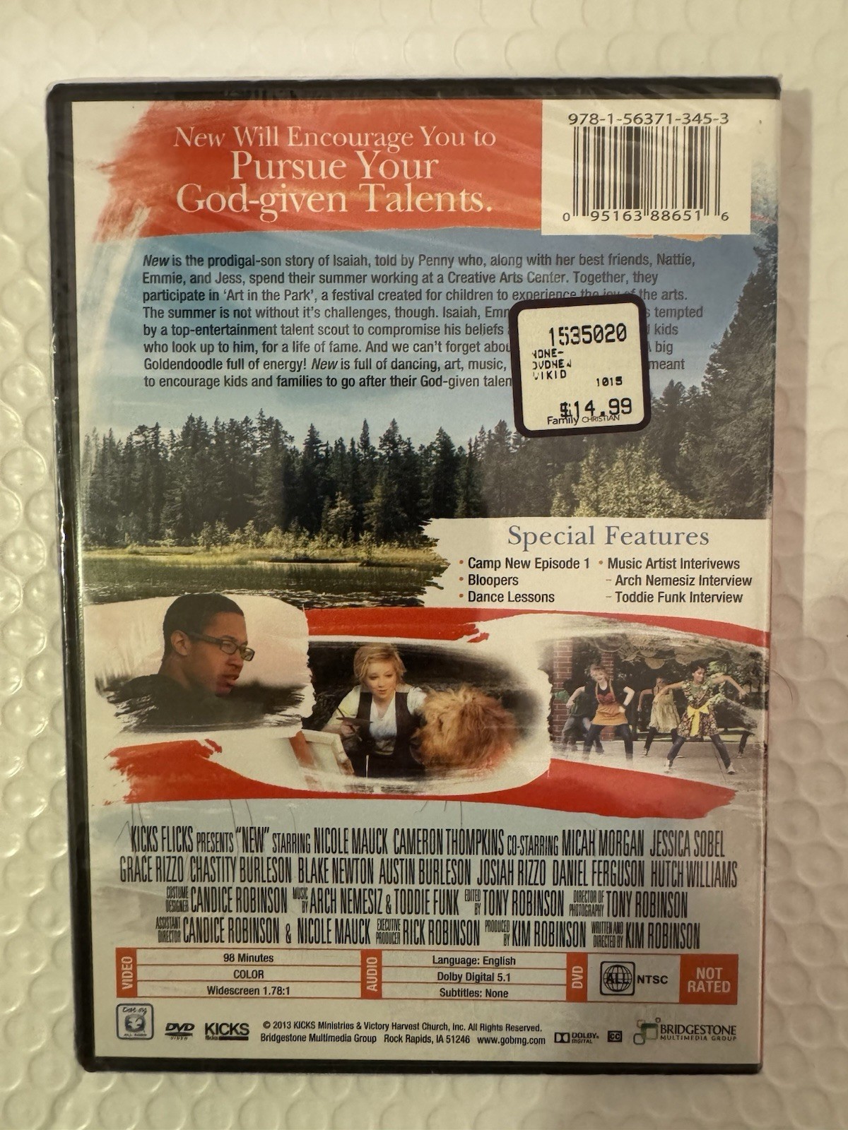 New (DVD, 2014, Widescreen) New Sealed