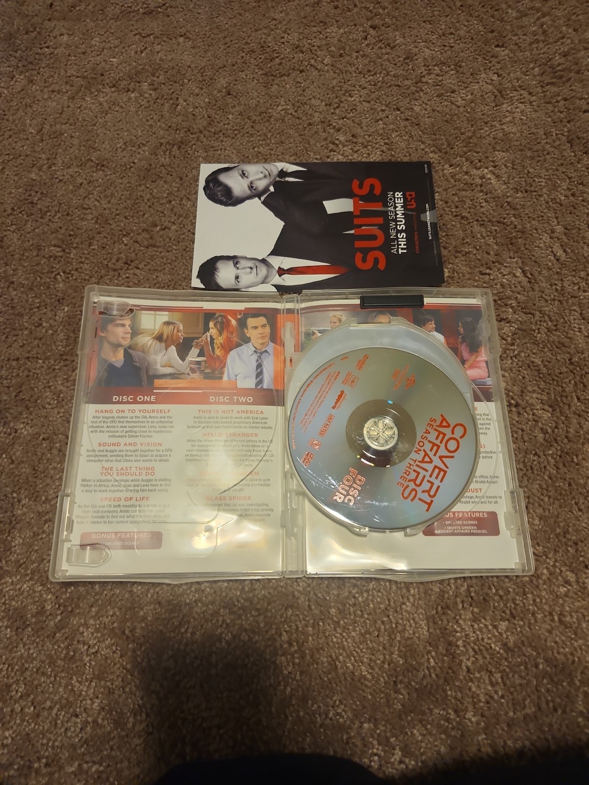 Covert Affairs Season 1,2,3 on DVD Seasons 1-3 USA