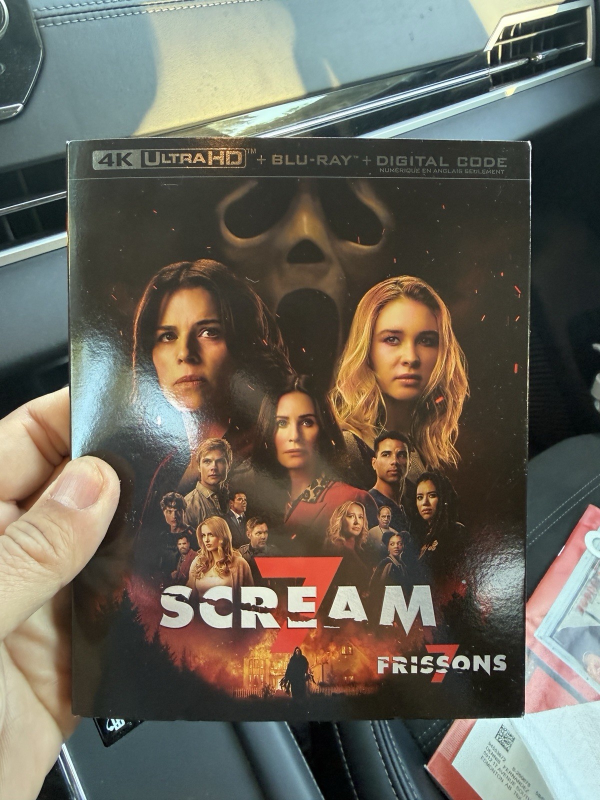 Scream 7 4K Blu-Ray Brand New with slipcover 2026