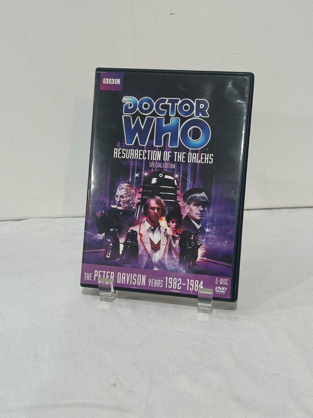 DOCTOR WHO Resurrection of the Daleks (Story No. 134 BBC DVD) Rare Peter Davison