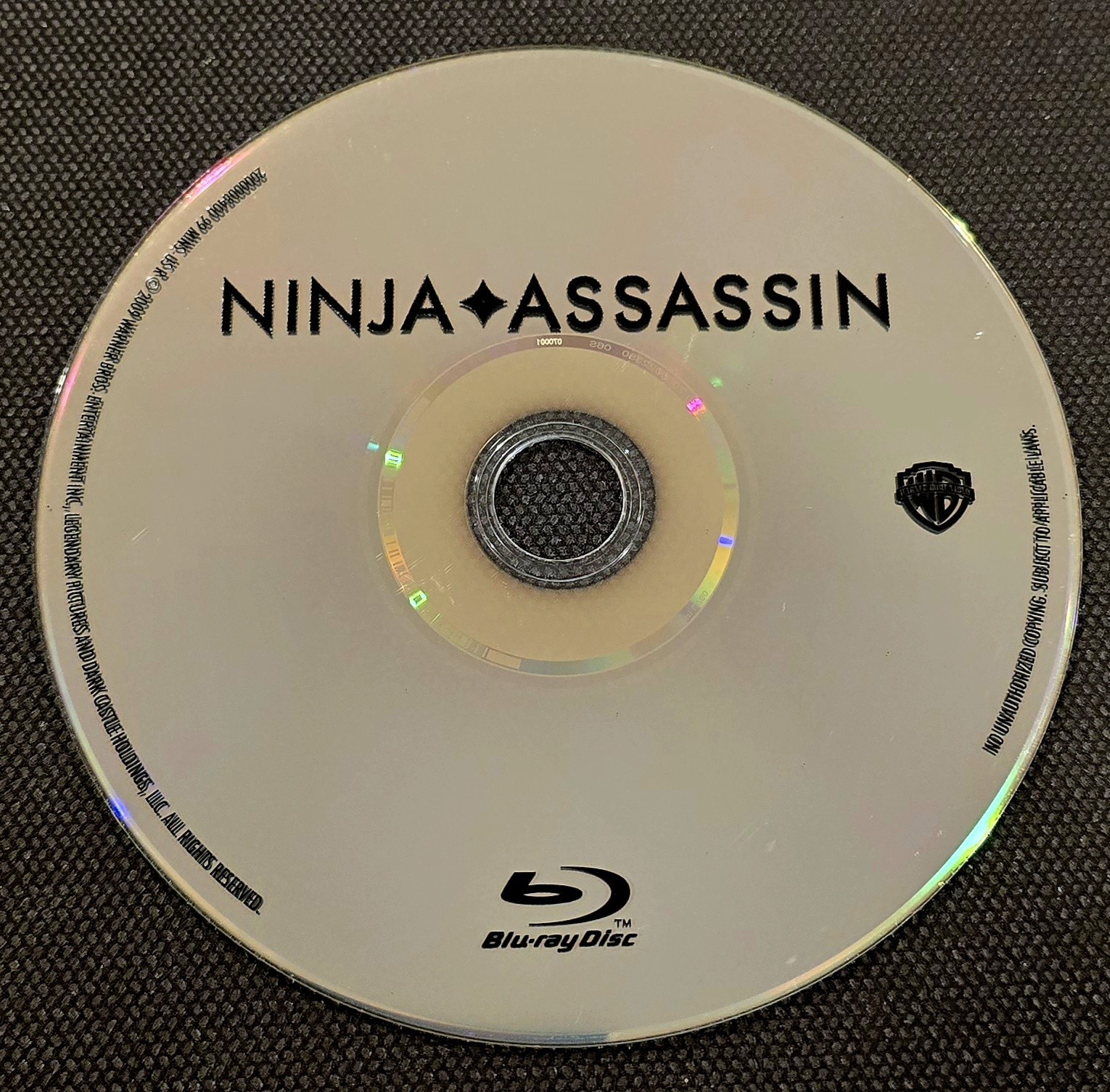 Ninja Assassin (Blu-ray, 2009) DISC ONLY