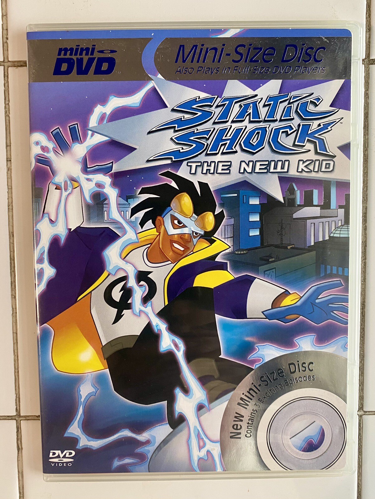 STATIC SHOCK-The New Kid 2004 DC Universe Original Animated Movie-Mini Size Disc