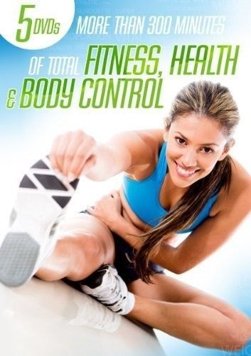 More Than 300 Minutes of Total Fitness, Health Body Control DVD, 5-Disc Set NEW