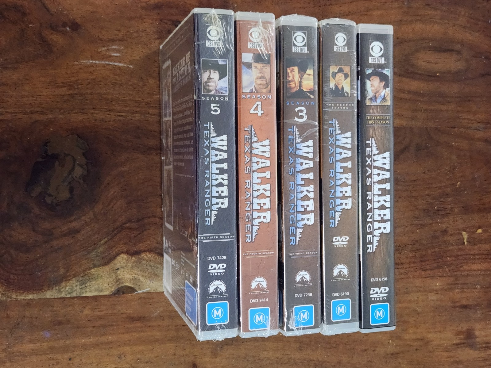 Walker Texas Ranger Seasons 1-5 DVD Chuck Norris Region 4 – 4 Seasons Sealed PAL