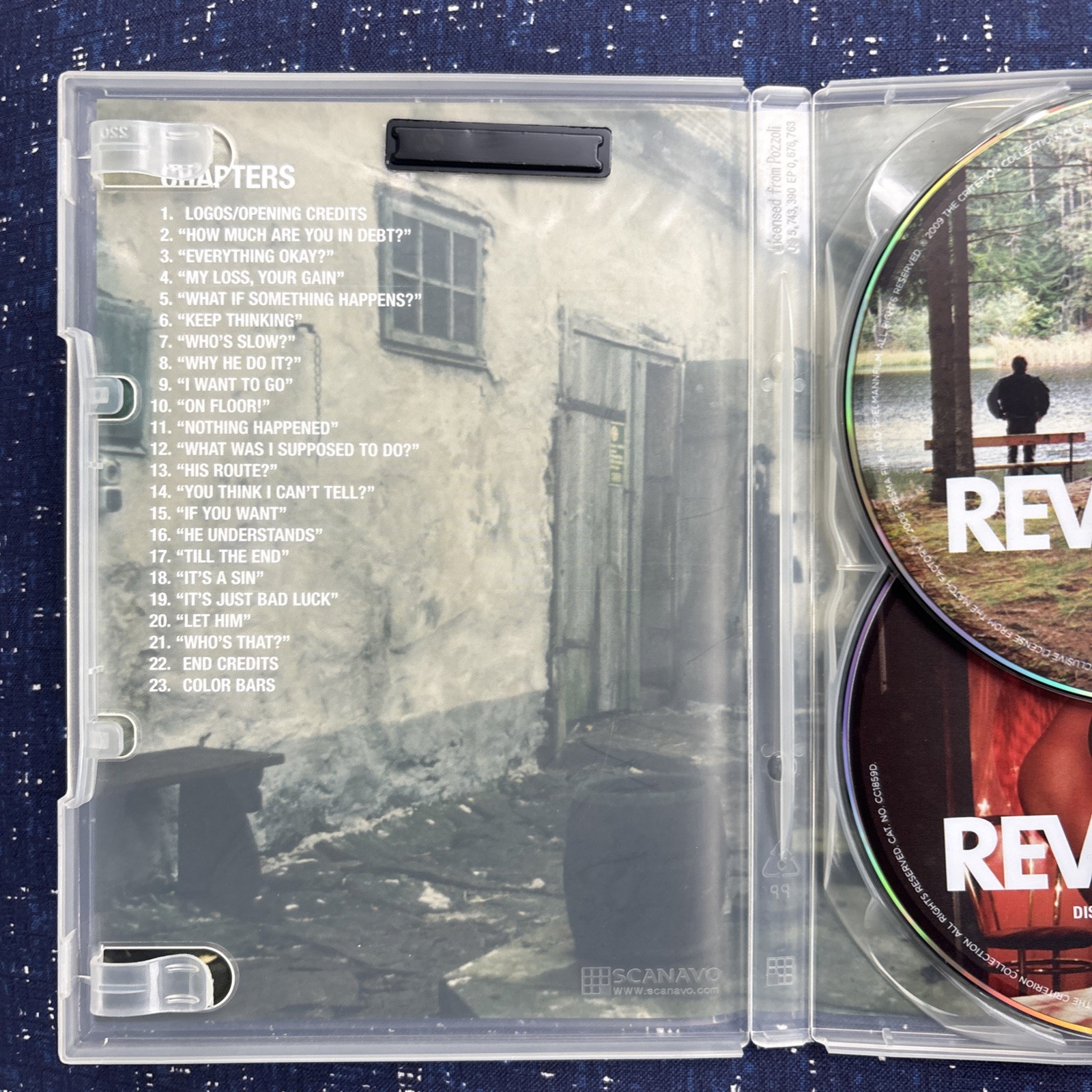 Revanche (DVD, 2008) Criterion Collection #502 2-Discs W/Insert Spielmann