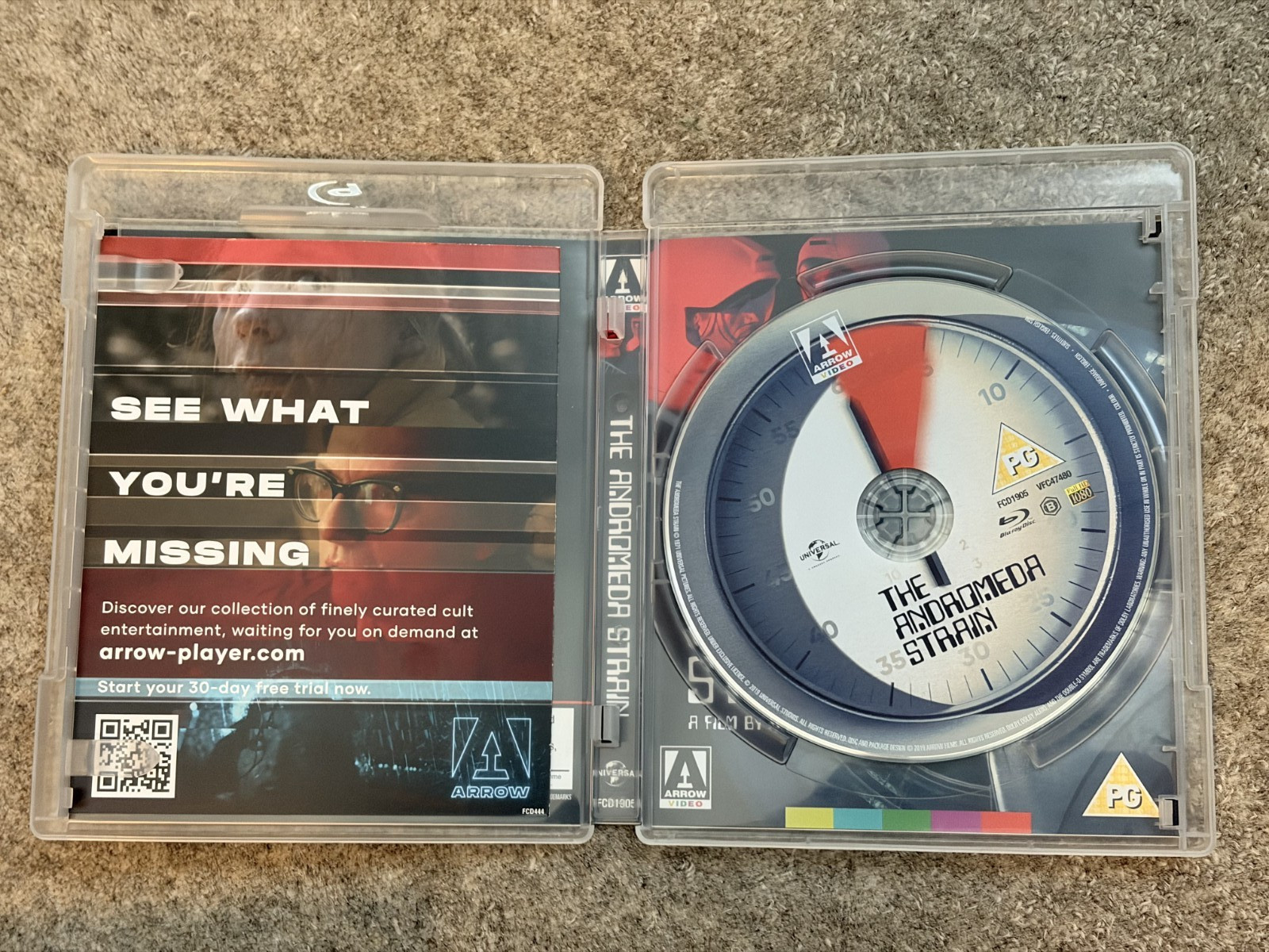 The Andromeda Strain – Arrow Video Blu-ray – REGION B UK – 1971 Movie