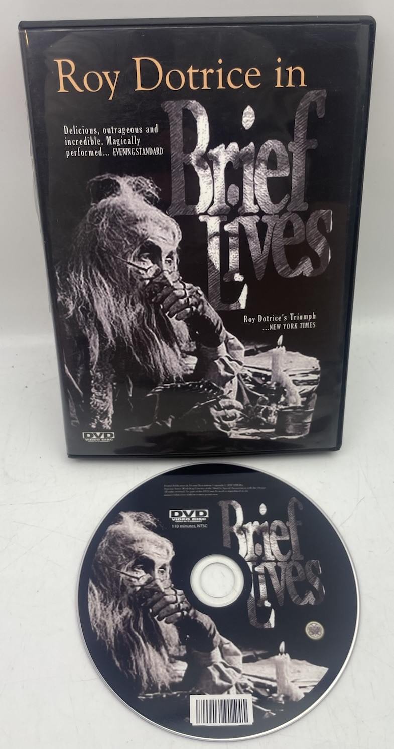 ⭐ Brief Lives (2010, DVD-R) Roy Dotrice John Aubrey NTSC CINEMIND RARE! ⭐