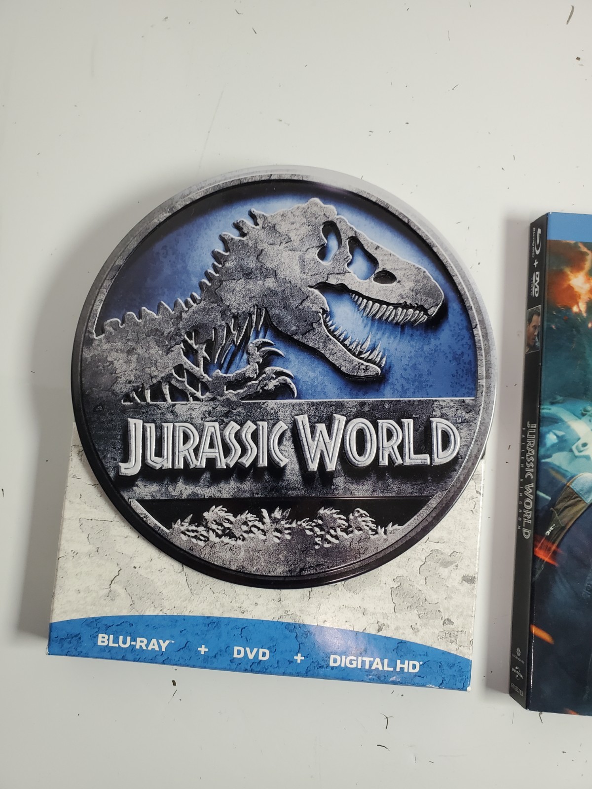 3 Jurassic World Blu Ray / DVD Movies Jurassic World, Fallen Kingdom, Dominion