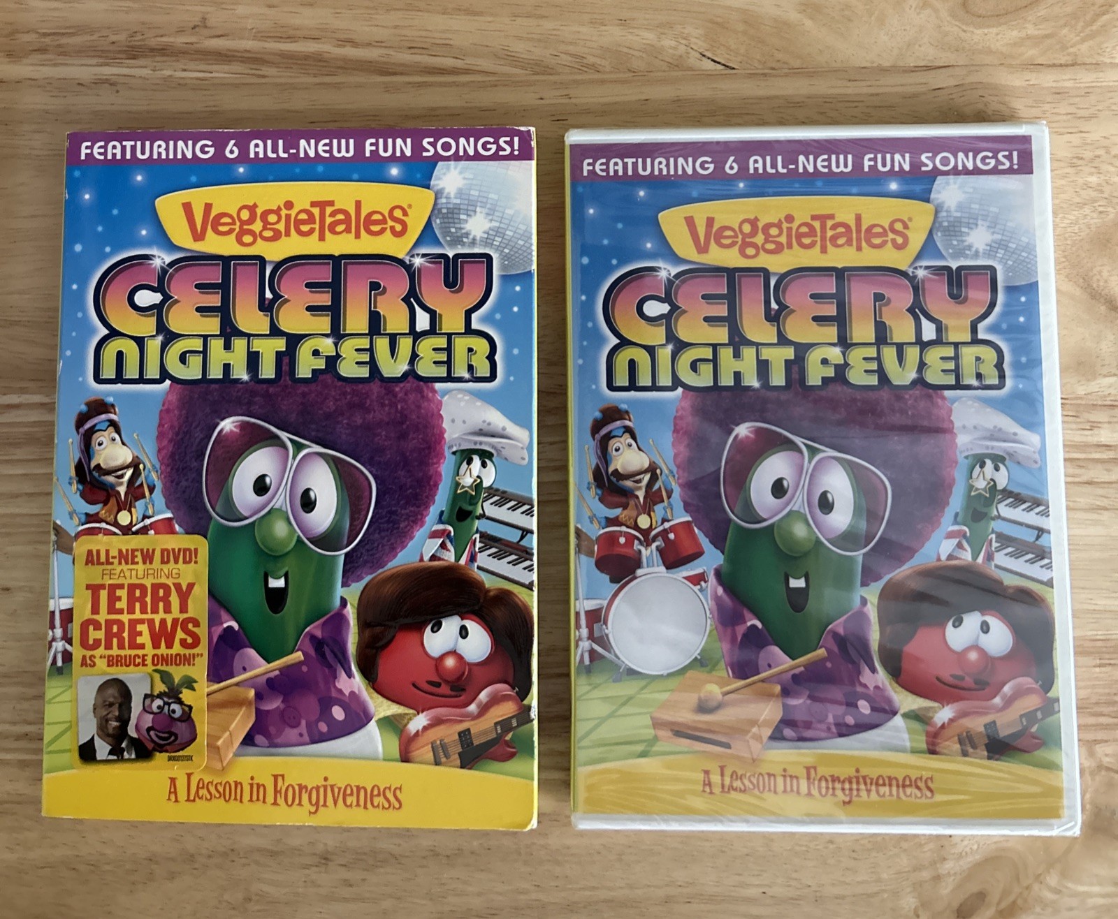 Veggie Tales: Celery Night Fever DVD Terry Crews as Bruce Onion – NEW