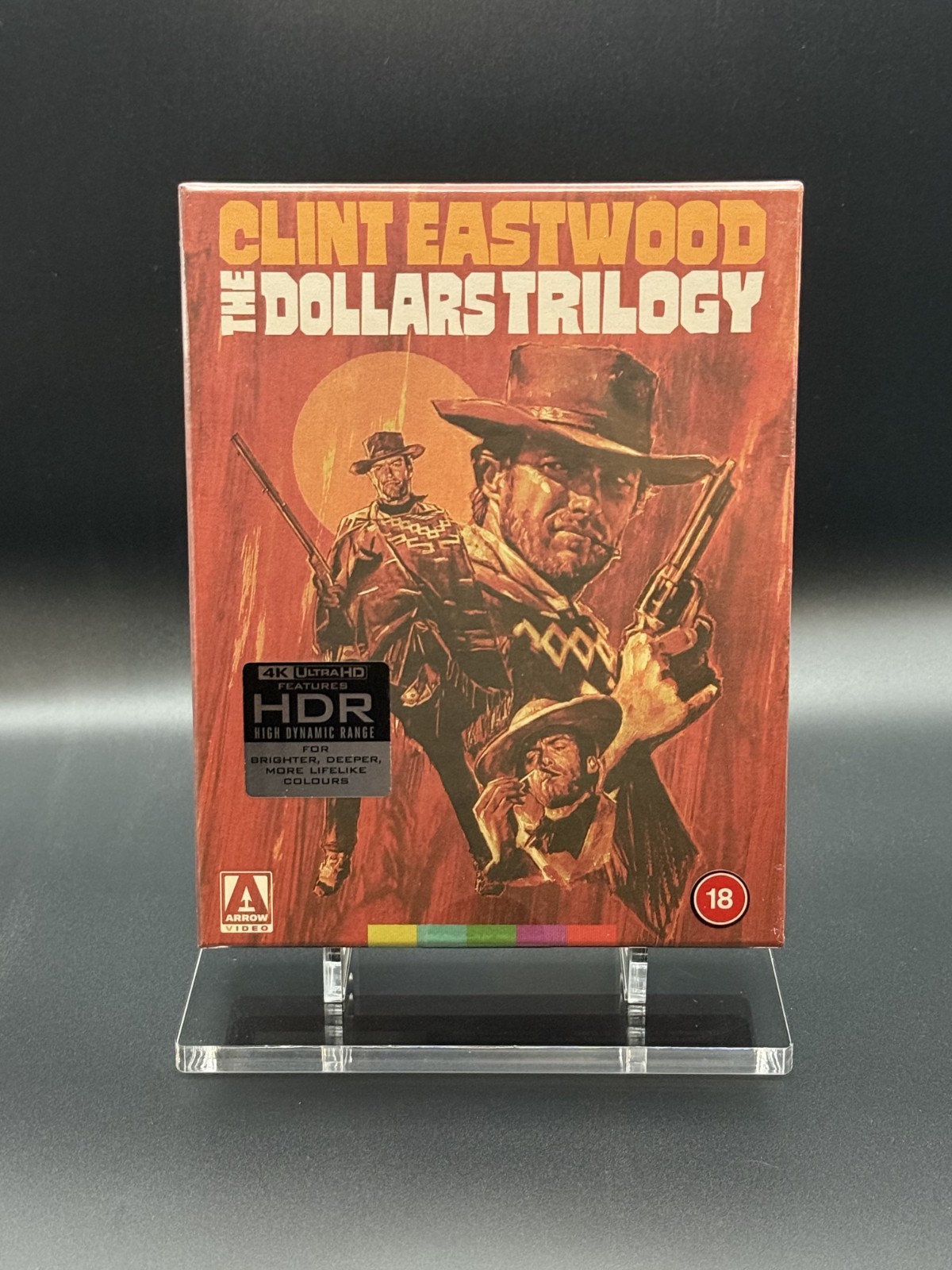 The Dollars Trilogy 4K UHD Blu-ray – Limited Edition – Arrow UK Exclusive – OOP