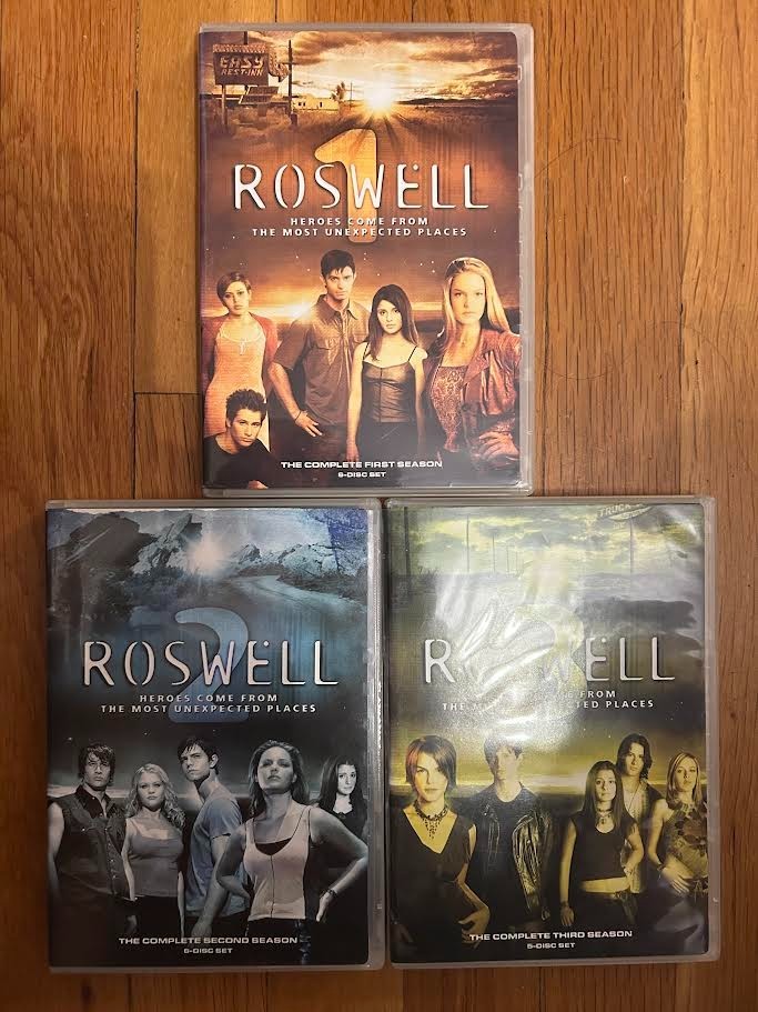 Roswell Complete Series DVD Lot Seasons 1-3 Sci-Fi TV Series–FREE SHIPPING