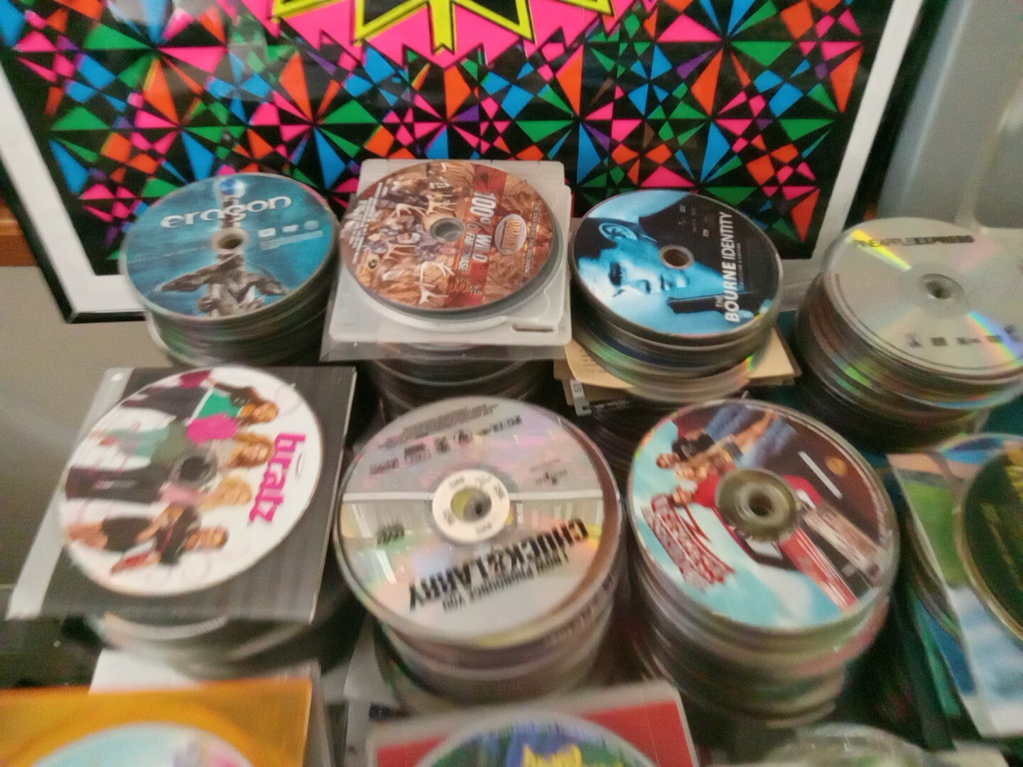 Lot Of 500+ MOVIES Loose Dvds Great Titles Good Material Assorted Random T1#406
