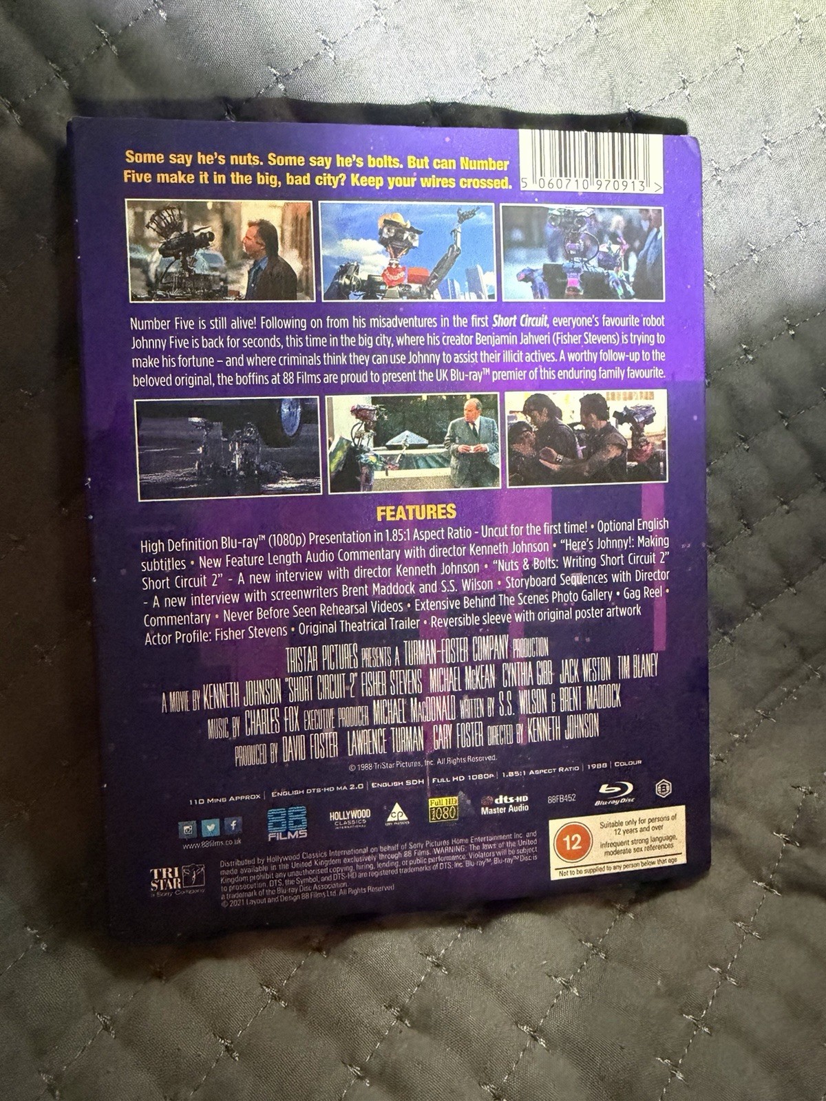 Short Circut 2 88 Films Limited Edition Blu-ray New & Sealed