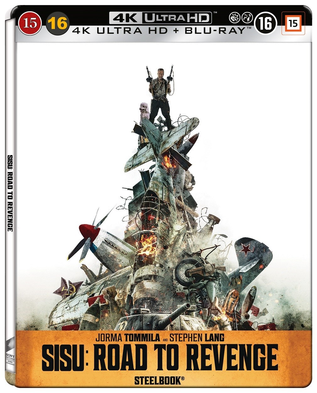 Sisu – Road To Revenge Steelbook (4K UHD Blu-ray) Jorma Tommila (UK IMPORT)