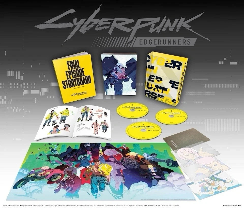 Cyberpunk 2077 Edgerunners TV Anime Complete Series Blu-ray Box Set Collector’s
