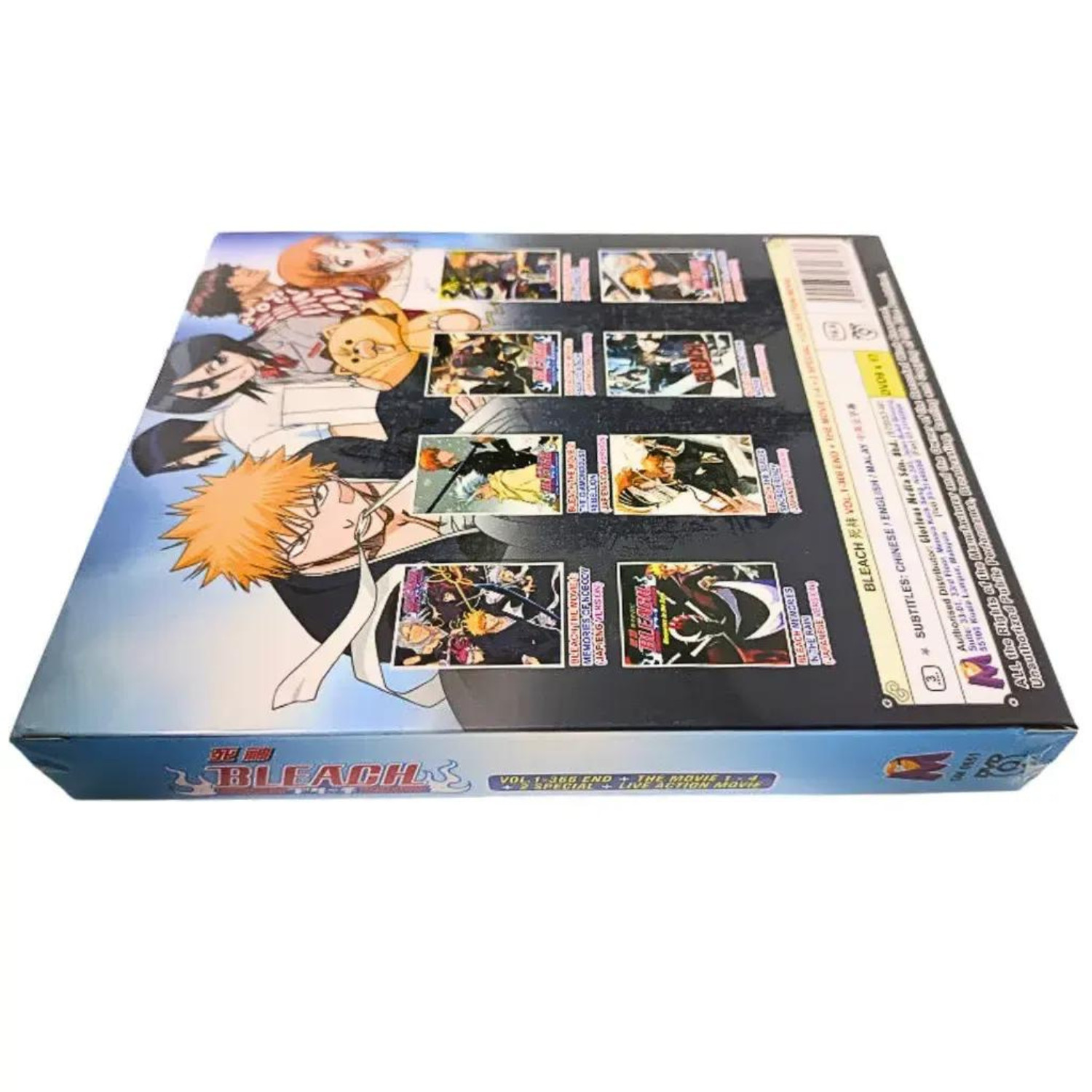 Anime DVD Bleach Complete (Vol.1-366 END + 4 Movies + 2SP) English Dub & Subs
