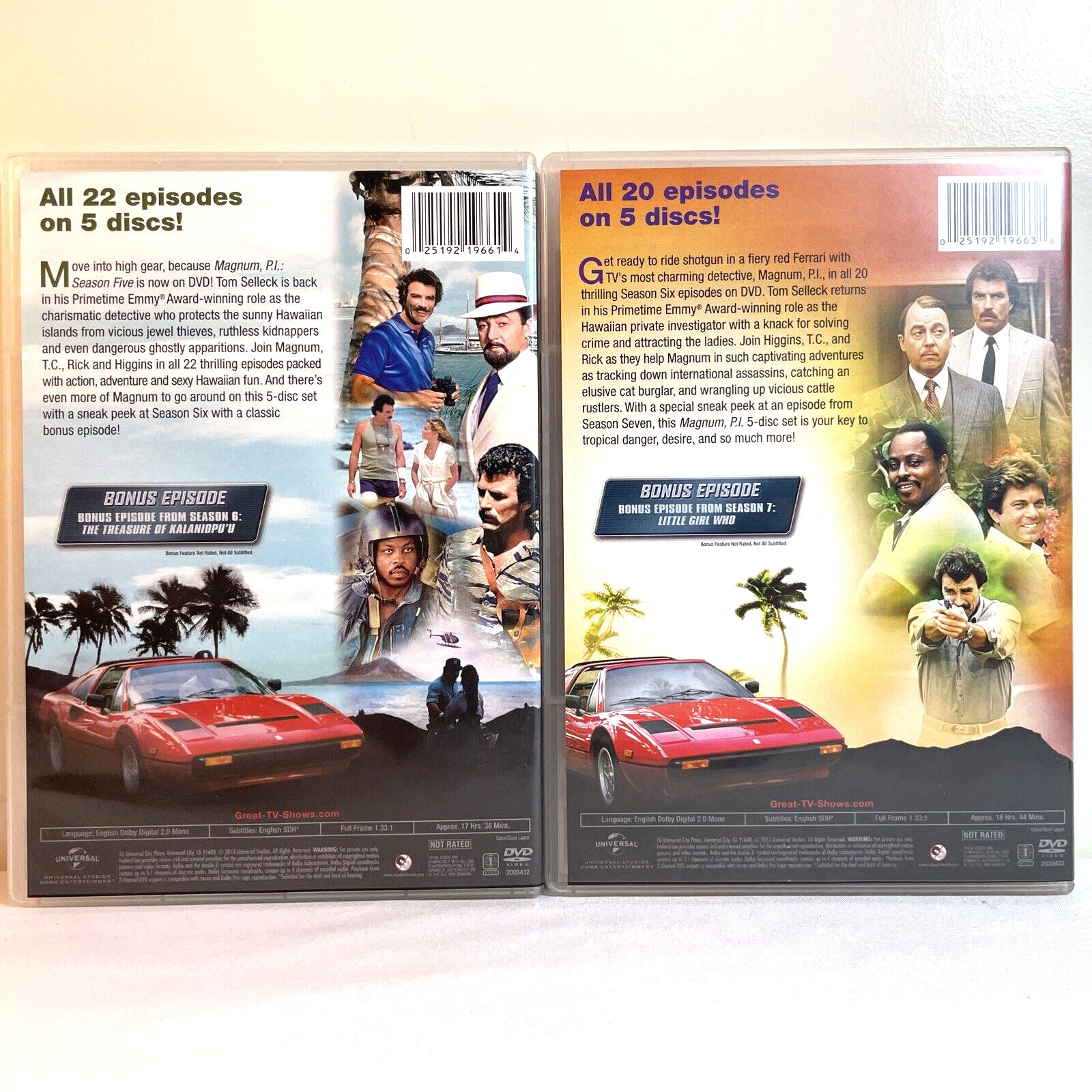MAGNUM P.I.: THE COMPLETE SERIES (DVD) Tom Selleck – TV Action Crime Drama