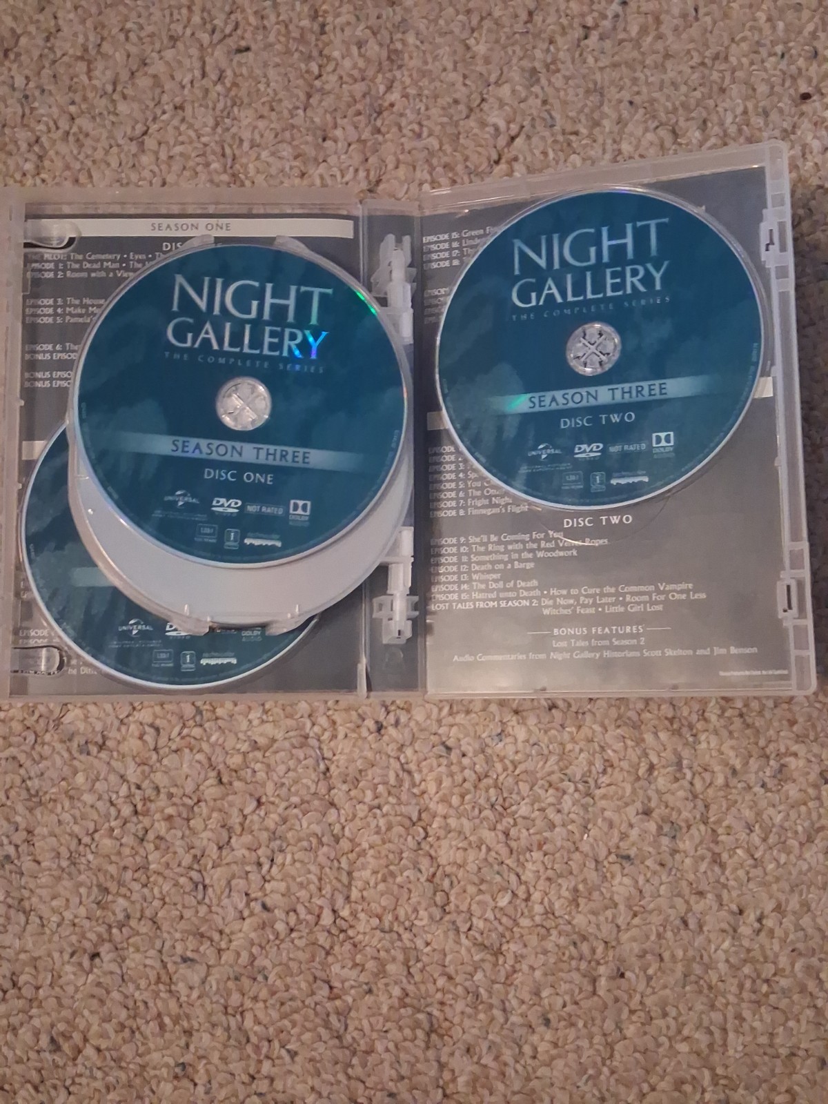 The Twilight Zone: The Complete Series 24 Blu-Ray Set & Night Gallery DVD Set