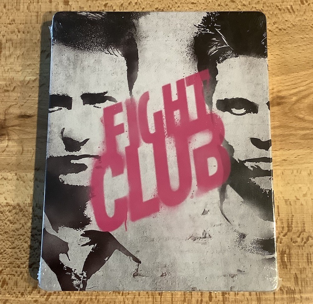 FIGHT CLUB (Blu Ray) STEELBOOK Brad Pitt Edward Norton David Fincher