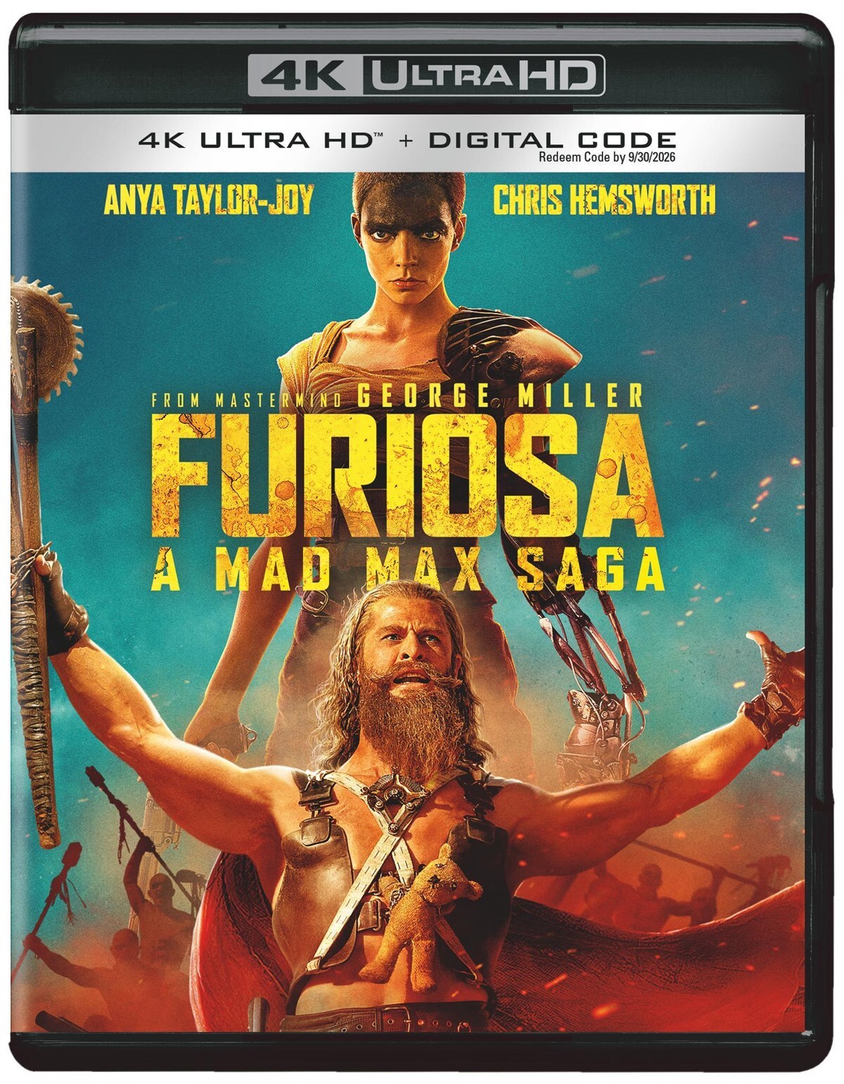 Furiosa A Mad Max Saga 4K UHD Blu-ray NEW