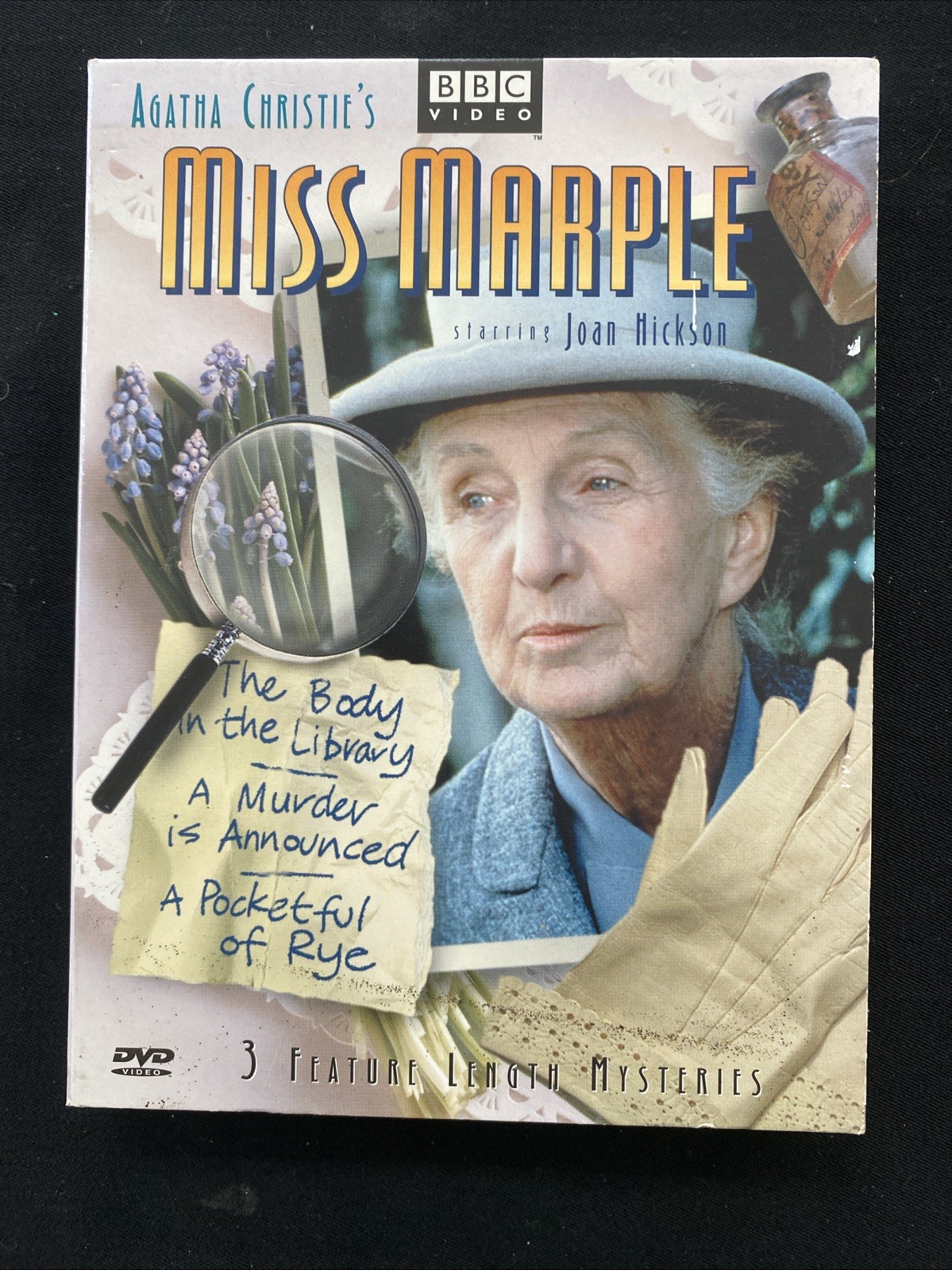 MISS MARPLE – BODY IN LIBRARY/MURDER IS ANNOUNCED/POCKETFULL RYE DVD