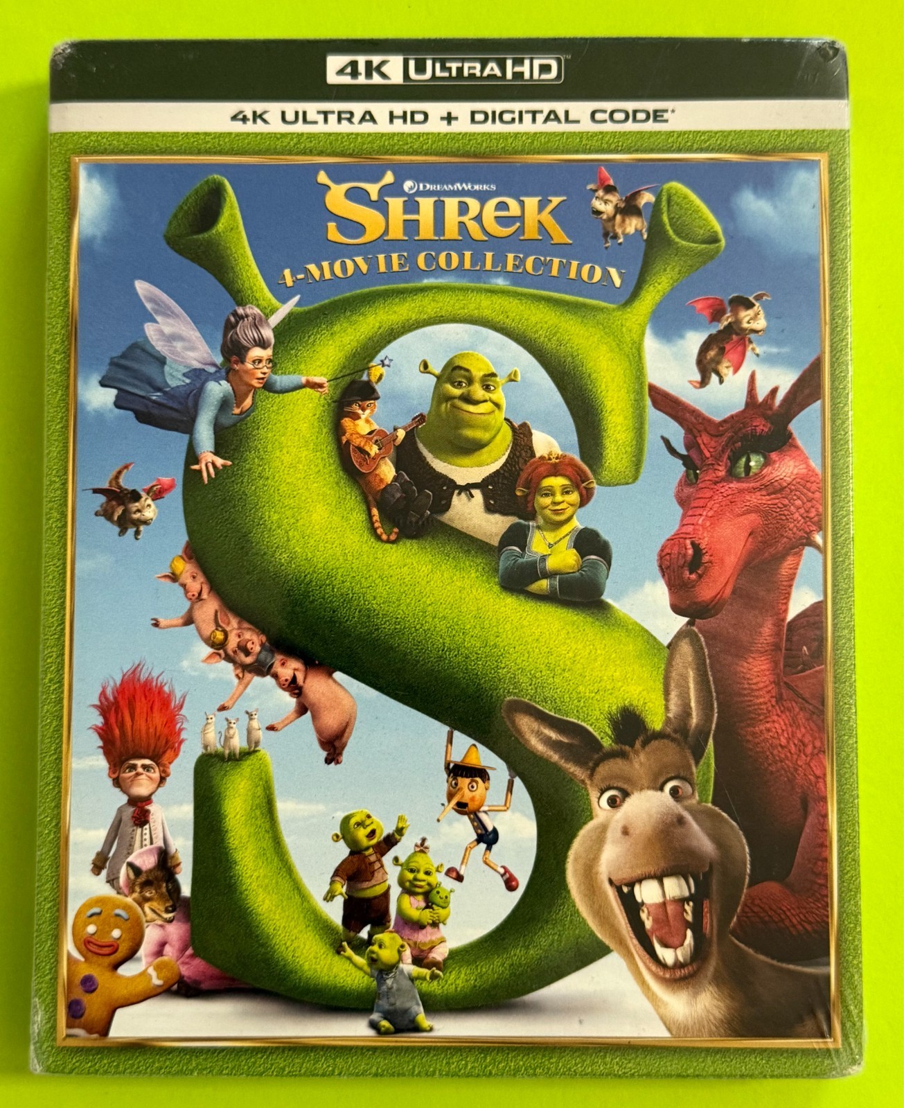 Shrek 4-Movie Collection – 4K Ultra HD + Digital 4K UHD Blu-ray NEW