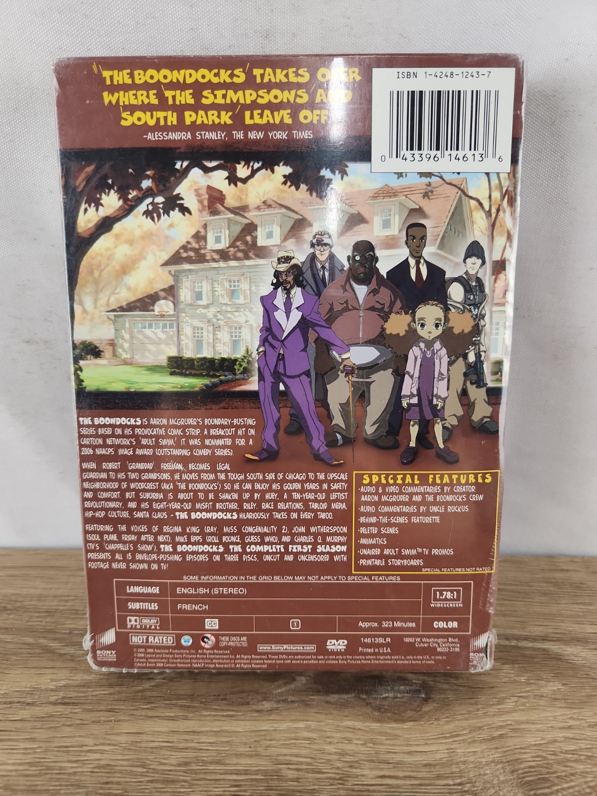 New The Boondocks Complete First Season 3-Disc DVD Set Sealed (Shelf Wear)