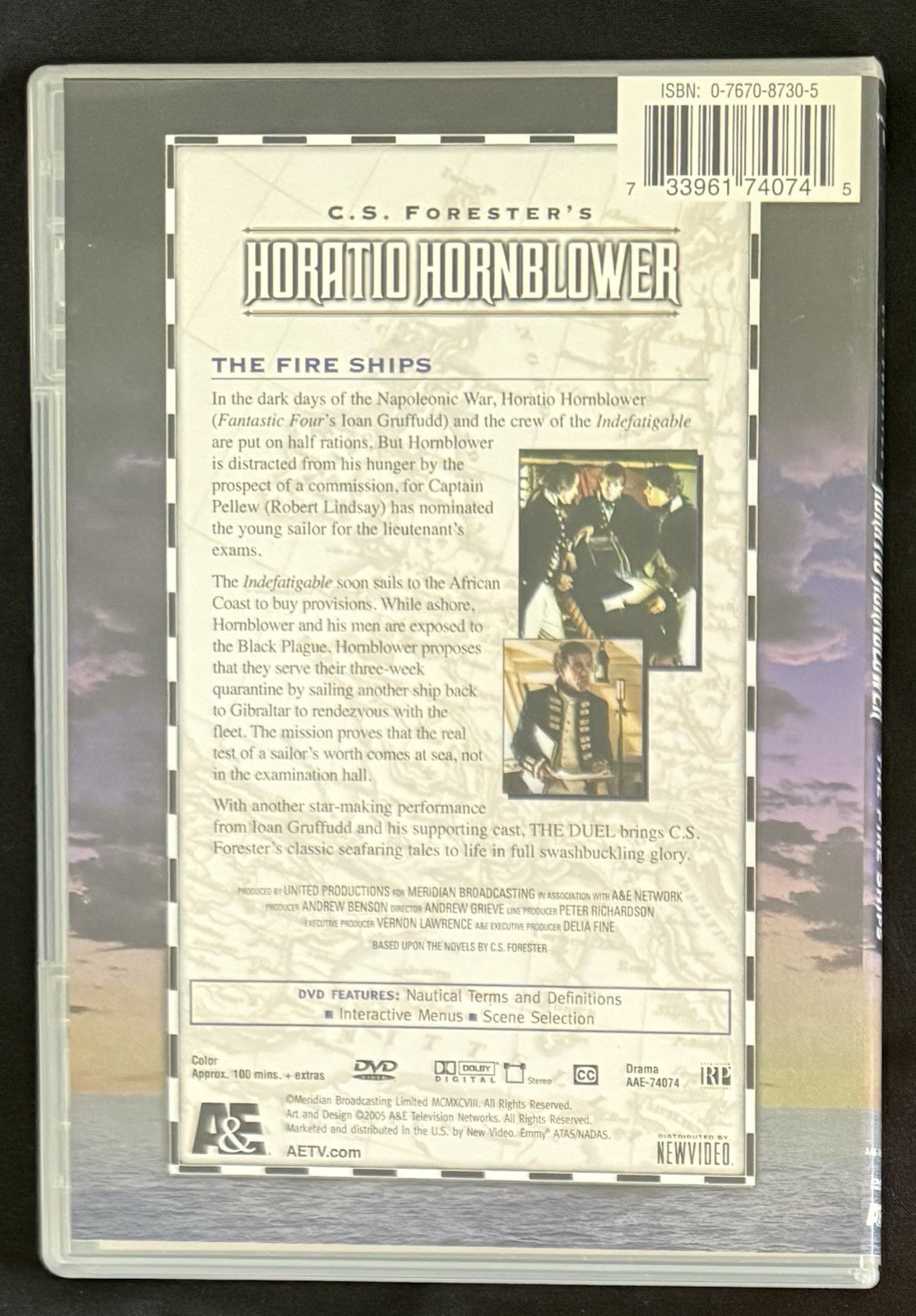 Horatio Hornblower Complete Adventures 2002 DVD, 8-Disc Set Many Bonus Features