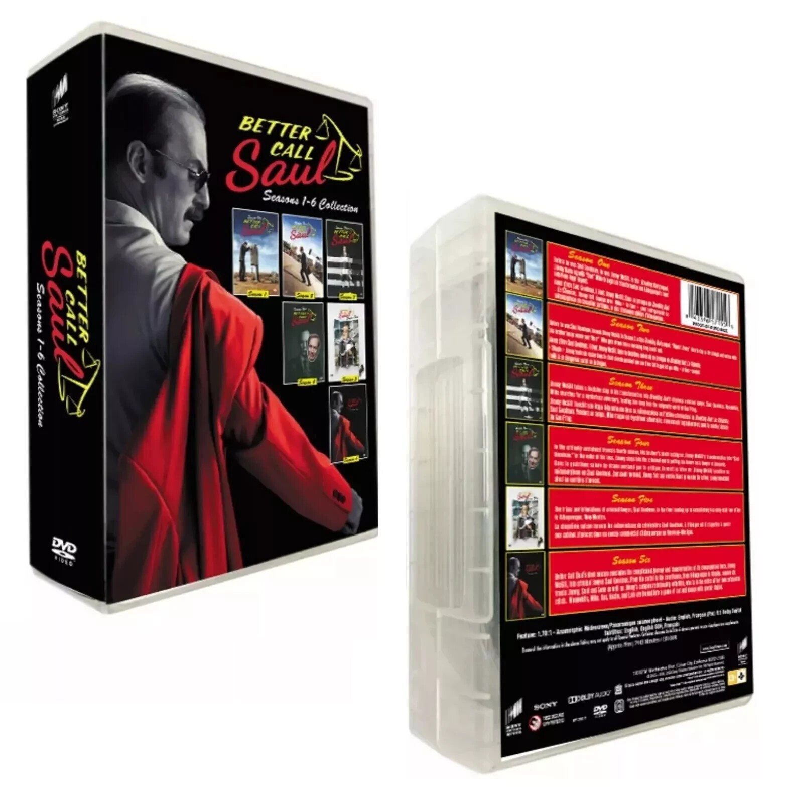 Better Call Saul The Complete Series Seasons 1-6 DVD SET