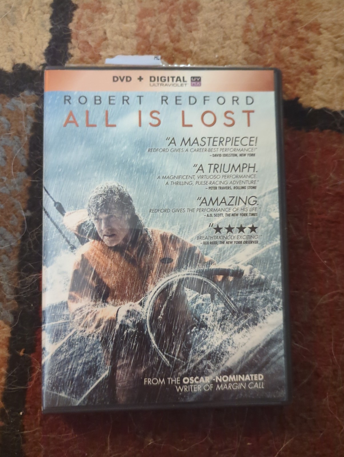 Robert Redford ALL IS LOST DVD written and directed by J.C. Chandor 0222