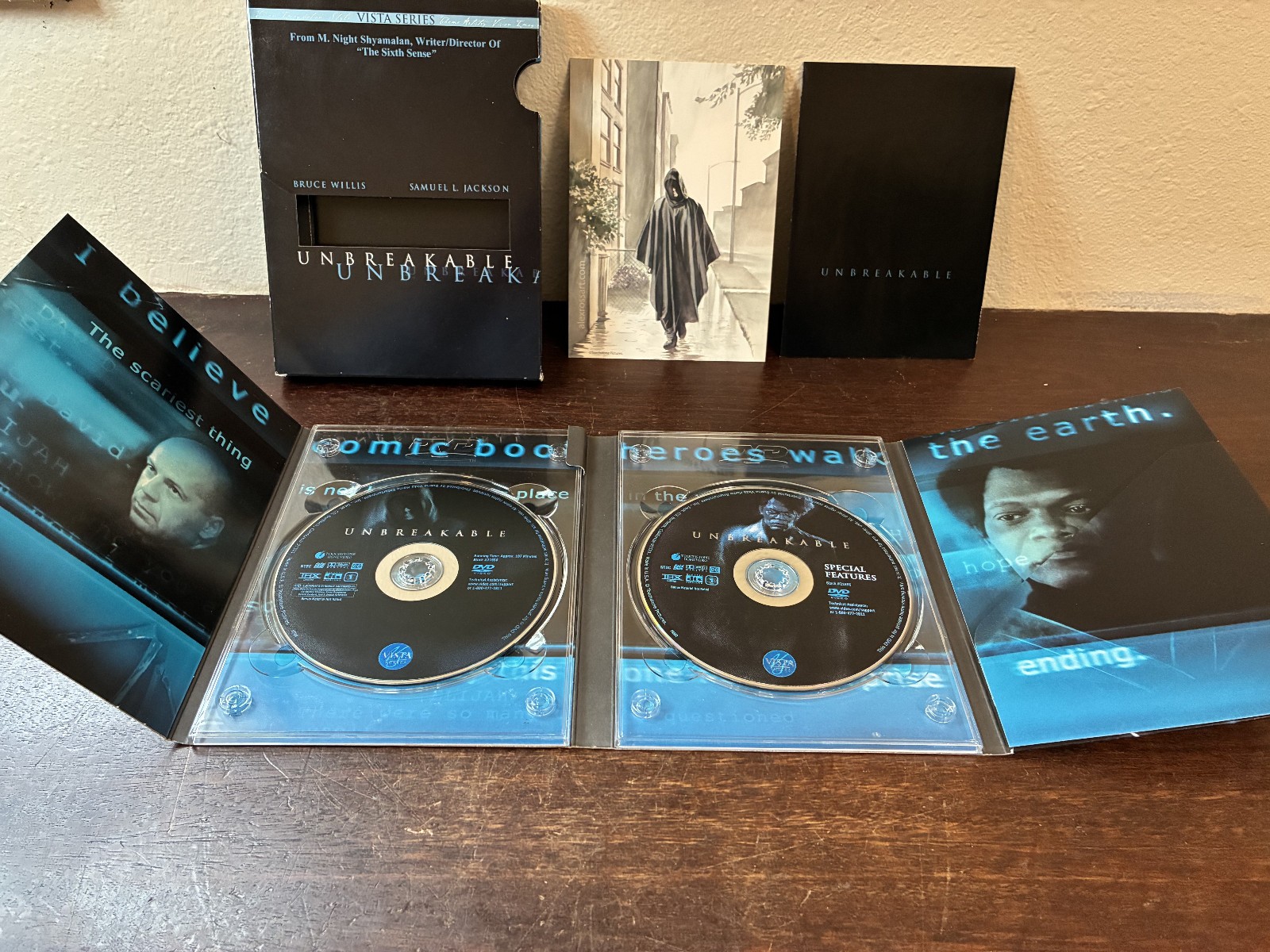 Unbreakable Vista Series DVD in Slipcase, 2 Disc Set w Inserts