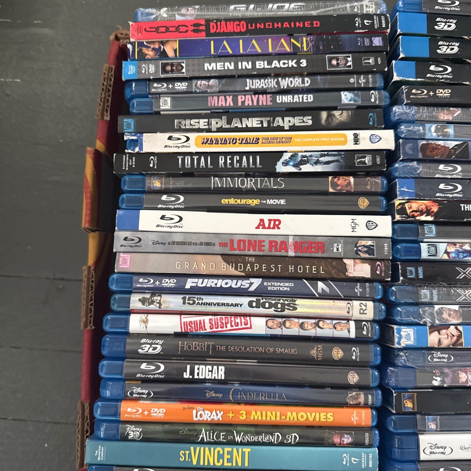 75 Bulk Blurays – Various genres