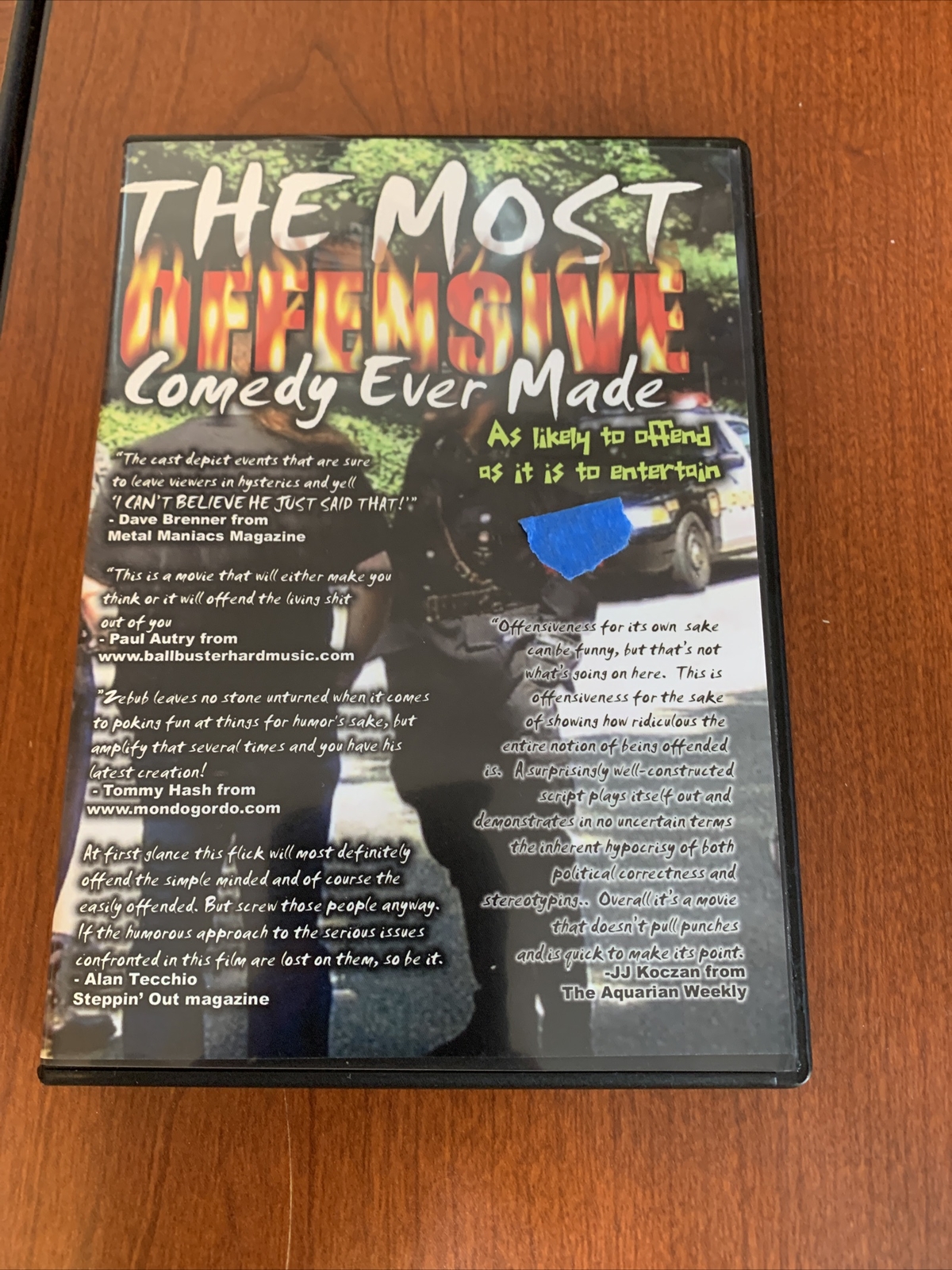 The Most Offensive Comedy Ever Made DVD BILL ZEBUB Movie NEW!!!