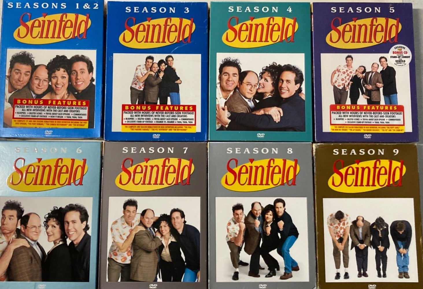 SEINFELD Complete Series Seasons 1-9 Box Set 2013 33 DVD SET FAST SHIP !