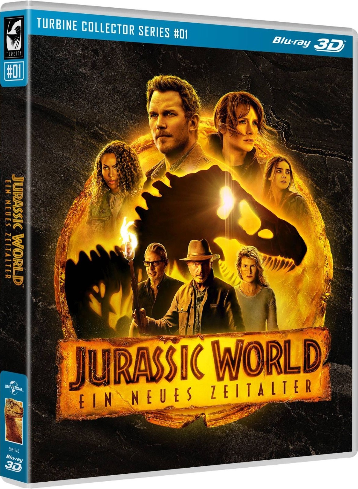 JURASSIC WORLD DOMINION (2022) 3D Blu-Ray NEW (German Package/English Audio)