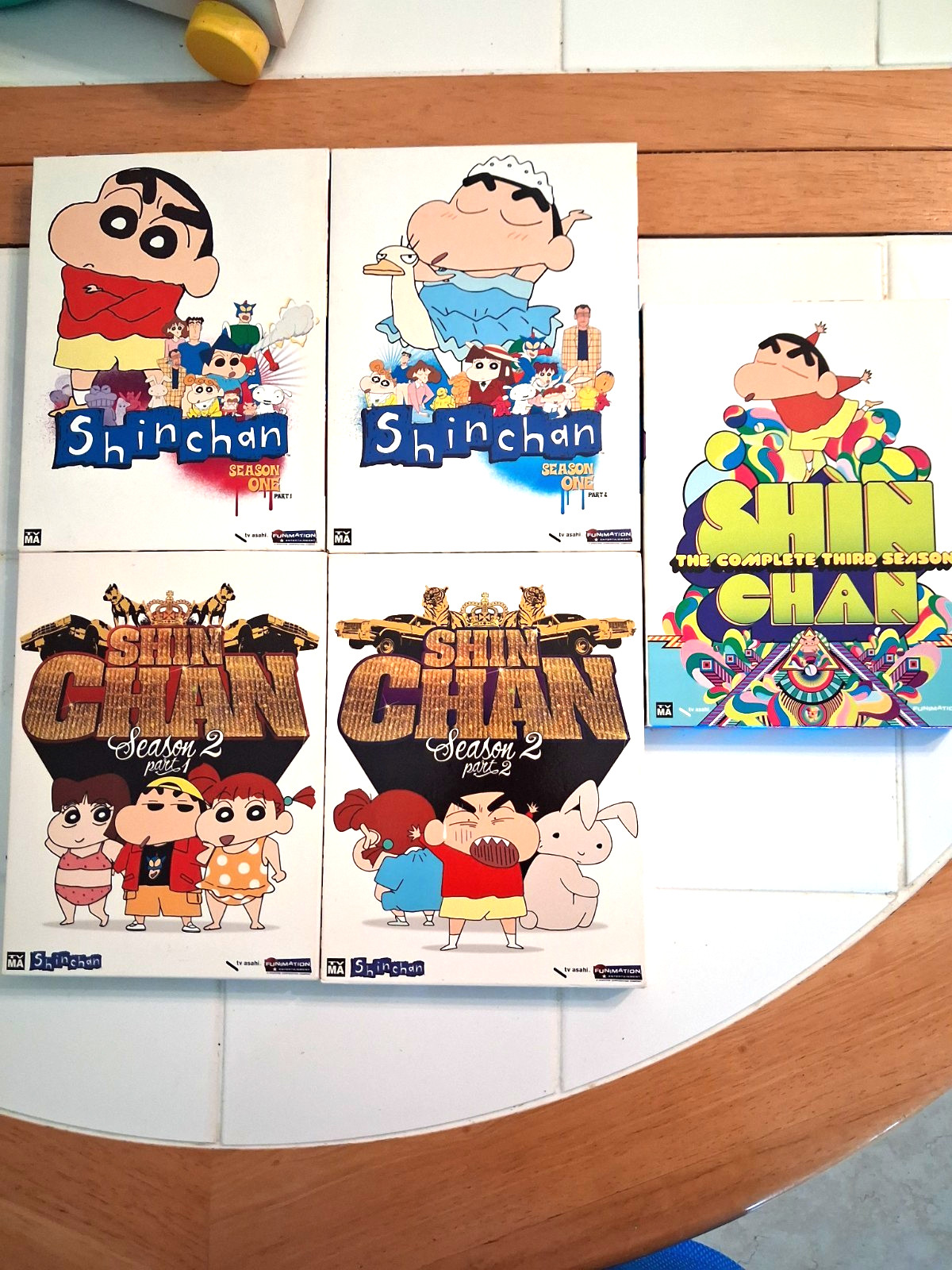 Shin Chan funimation dvd set seasons 1-3