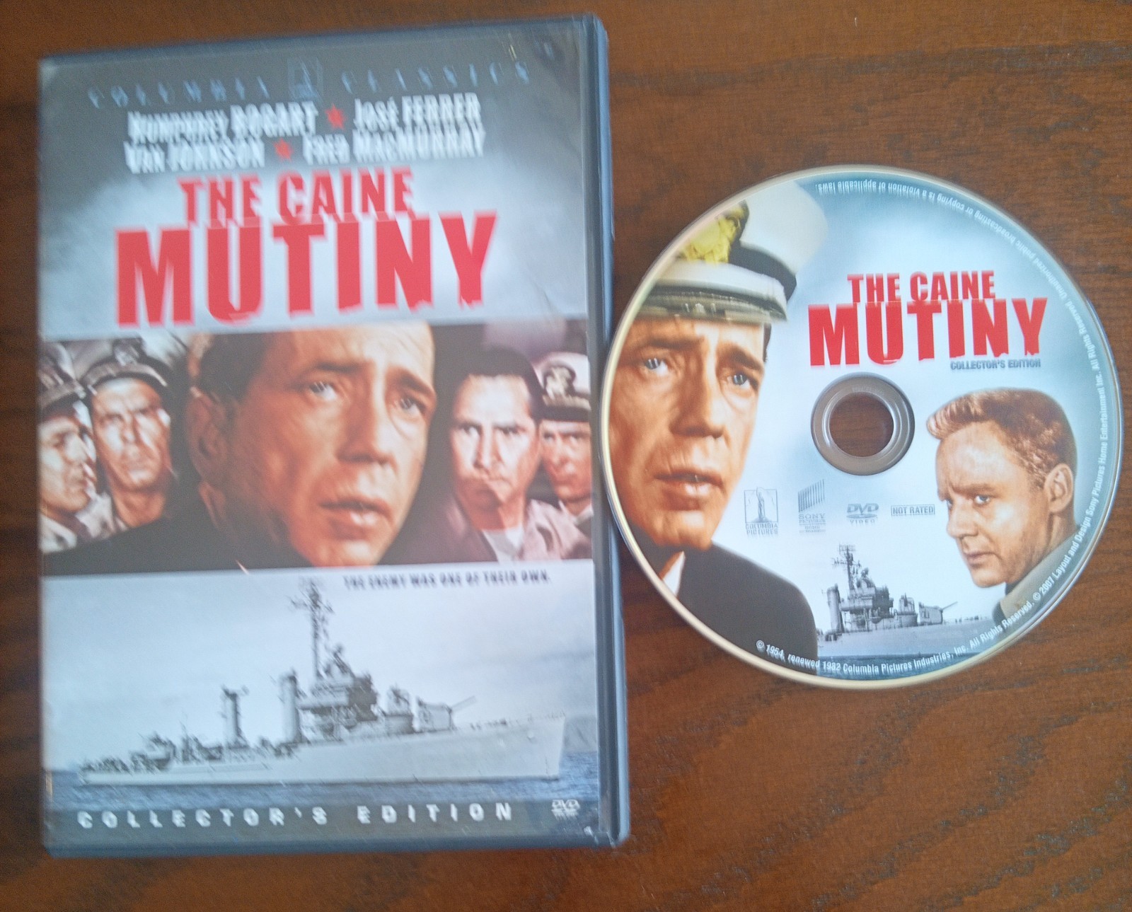 THE CAINE MUTINY (DVD,1954,WS)~COLL ED~HUMPHREY BOGART~Color/Renewed 1982~WWII